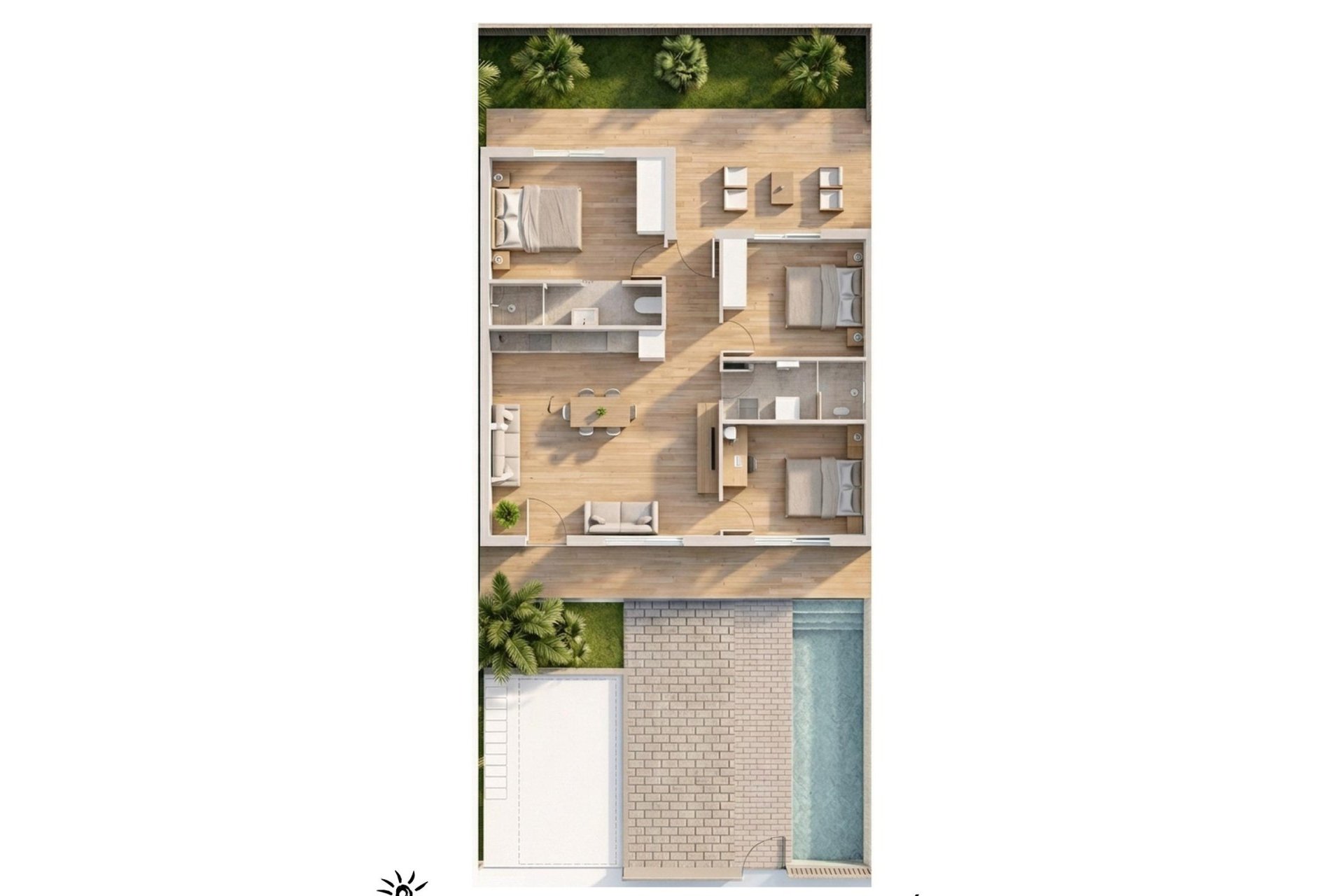 New Build - Bungalow -
Pilar de la Horadada - parques de Andromeda