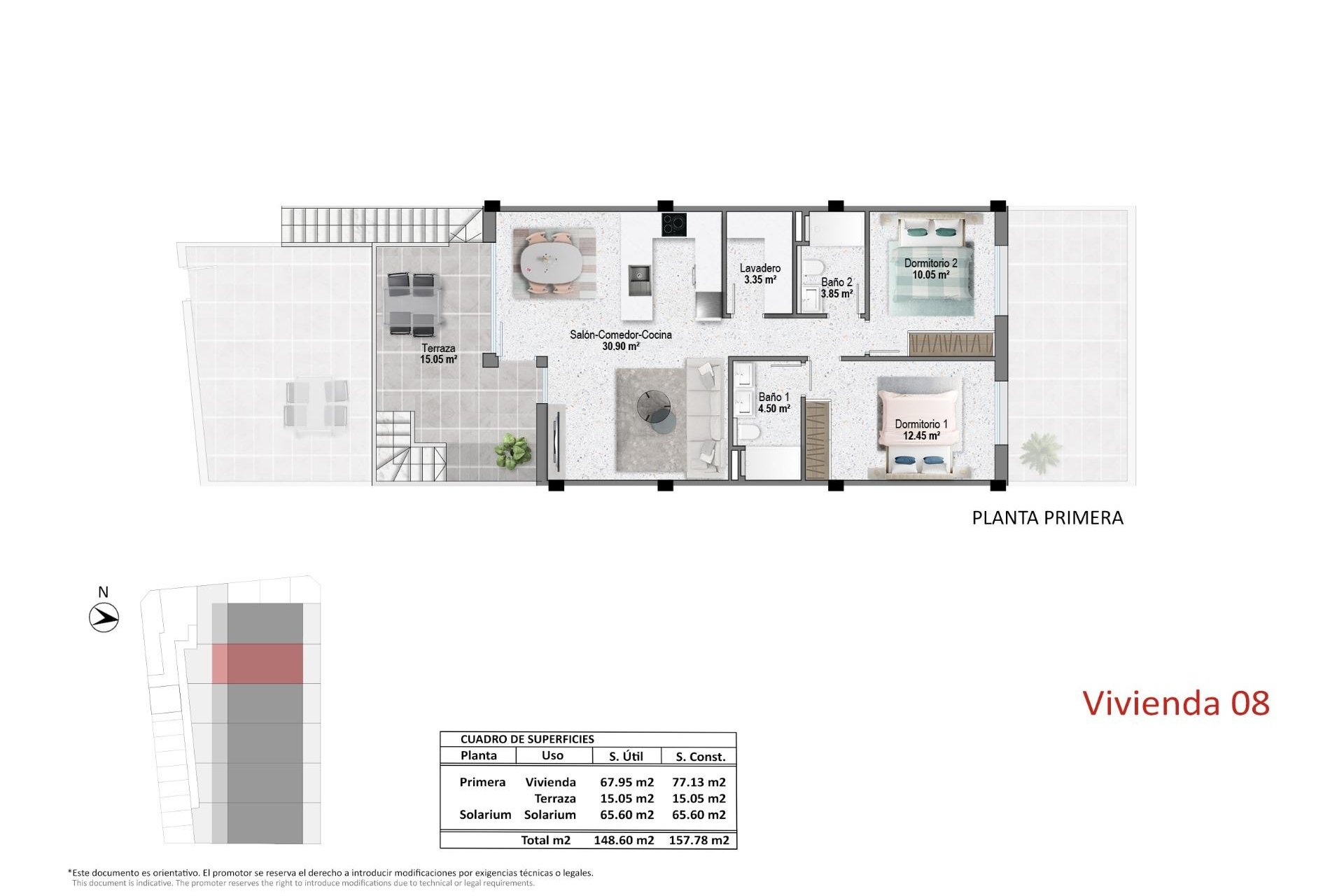 New Build - Bungalow -
Pilar de la Horadada - pueblo