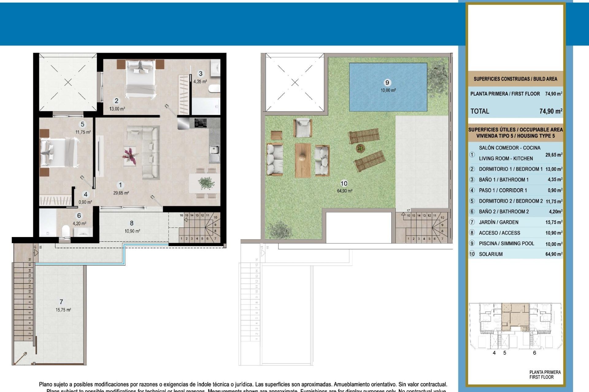 New Build - Bungalow -
San Pedro del Pinatar - Lo Pagan