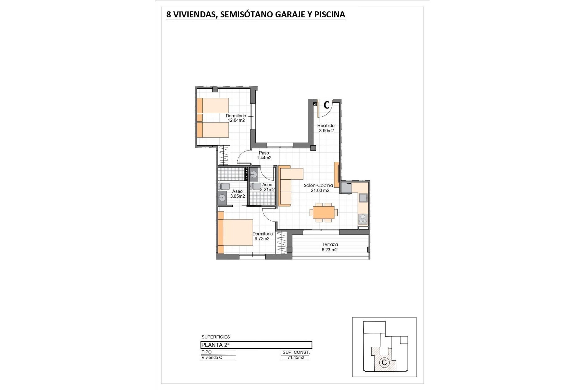 New Build - Penthouse -
San Pedro del Pinatar - Lo Pagan