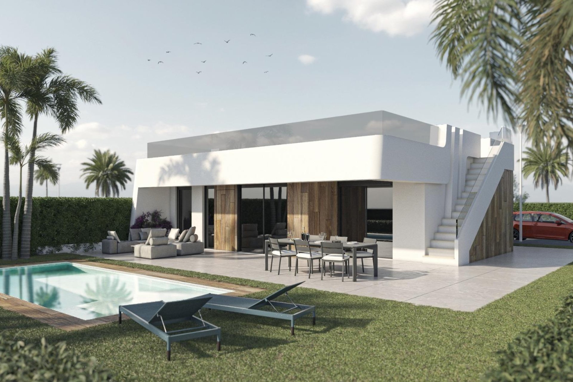 Nýbygging - Einbýlishús -
Alhama De Murcia - Condado De Alhama