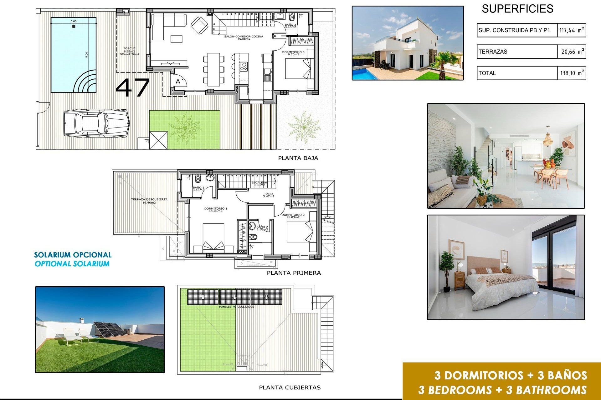 Nýbygging - Einbýlishús -
Orihuela - Vistabella Golf