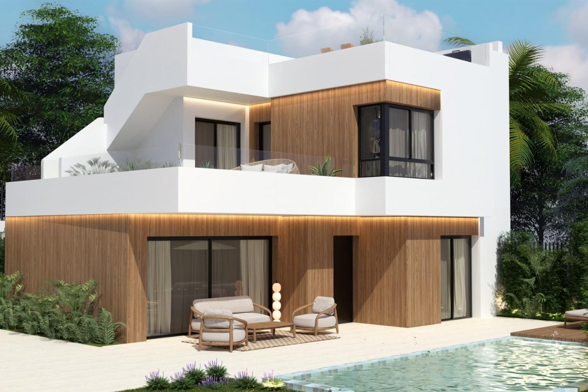 Nýbygging - Einbýlishús -
Orihuela - Vistabella Golf