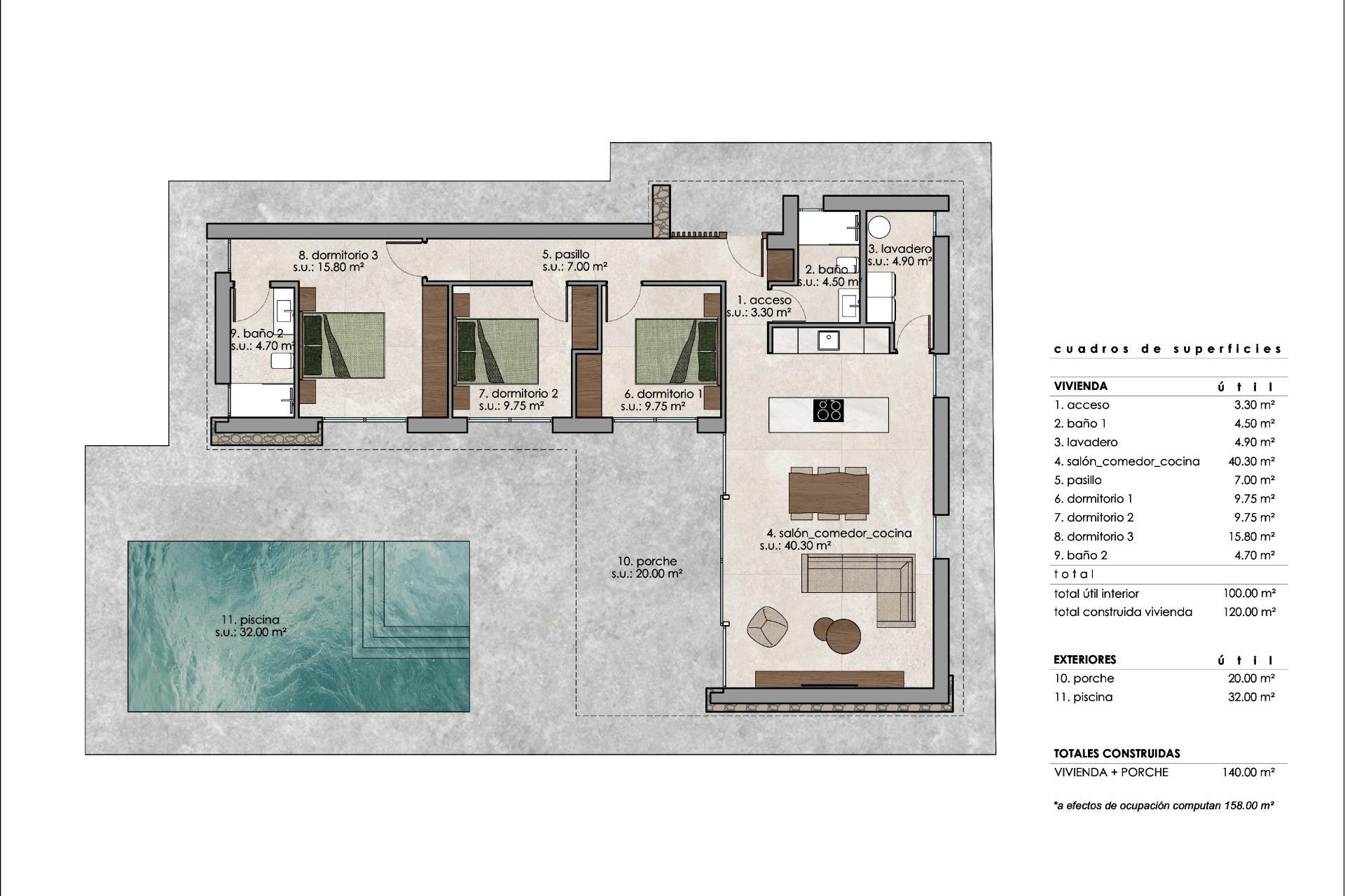 Nýbygging - Einbýlishús -
Pinoso - Lel