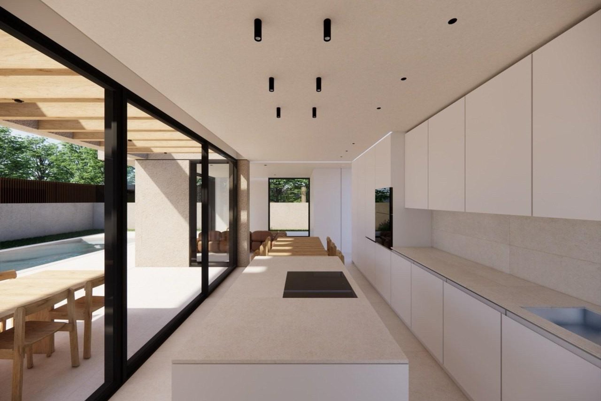 Nýbygging - Einbýlishús -
Polop - La Alberca