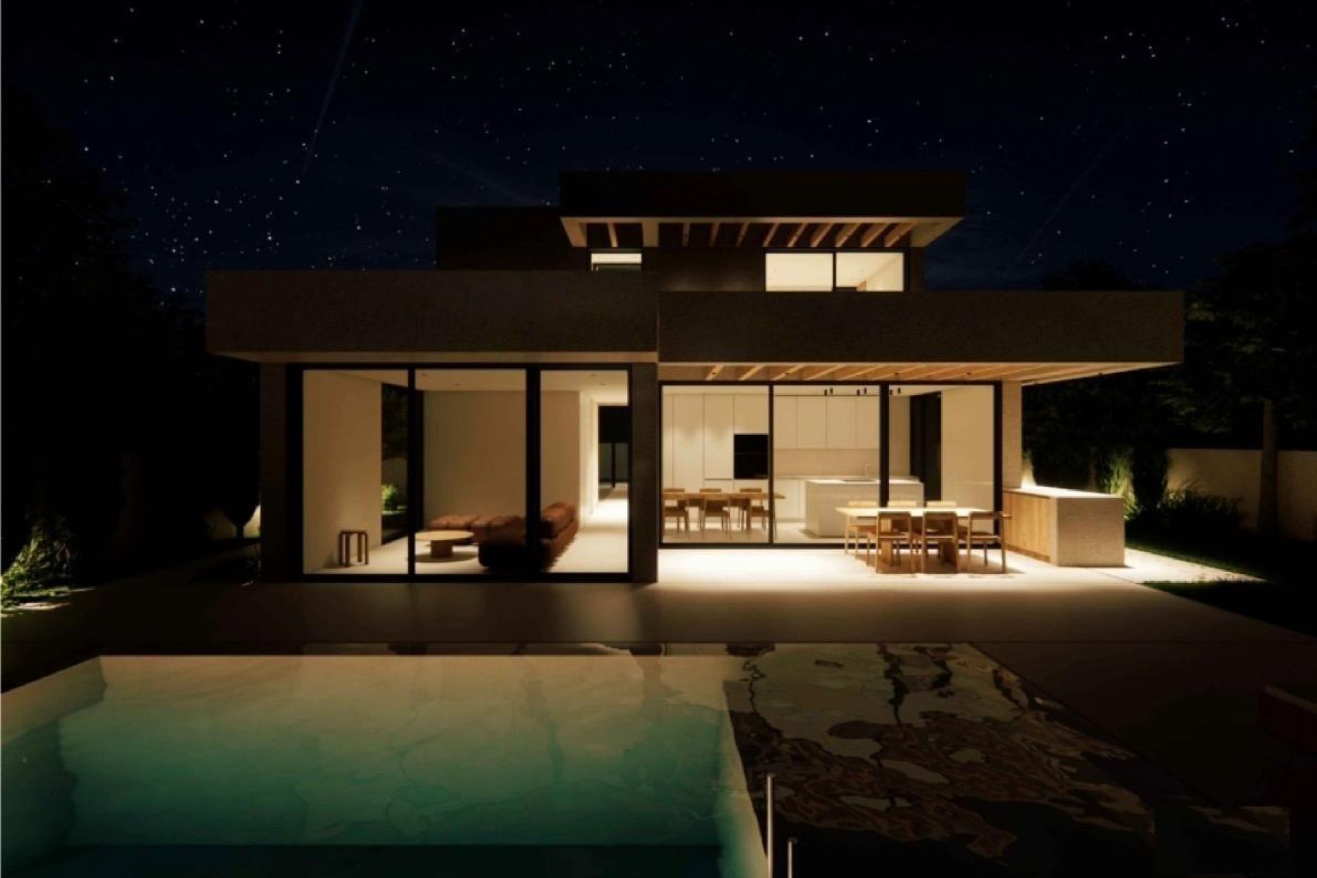 Nýbygging - Einbýlishús -
Polop - La Alberca