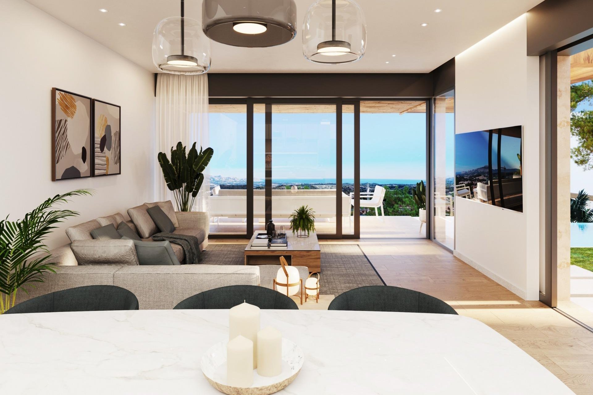 Nýbygging - Einbýlishús -
Polop - PAU 1