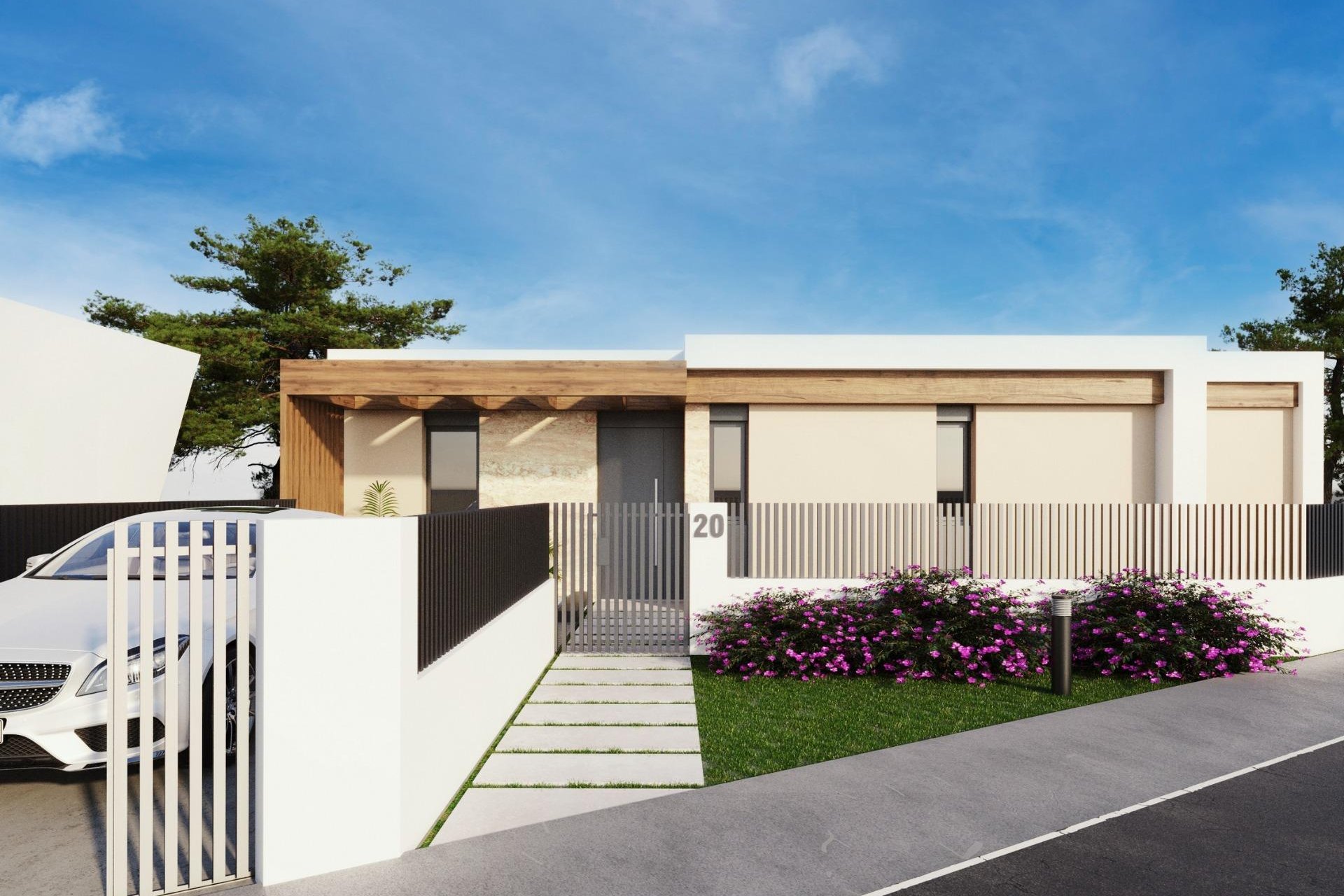 Nýbygging - Einbýlishús -
Polop - PAU 1