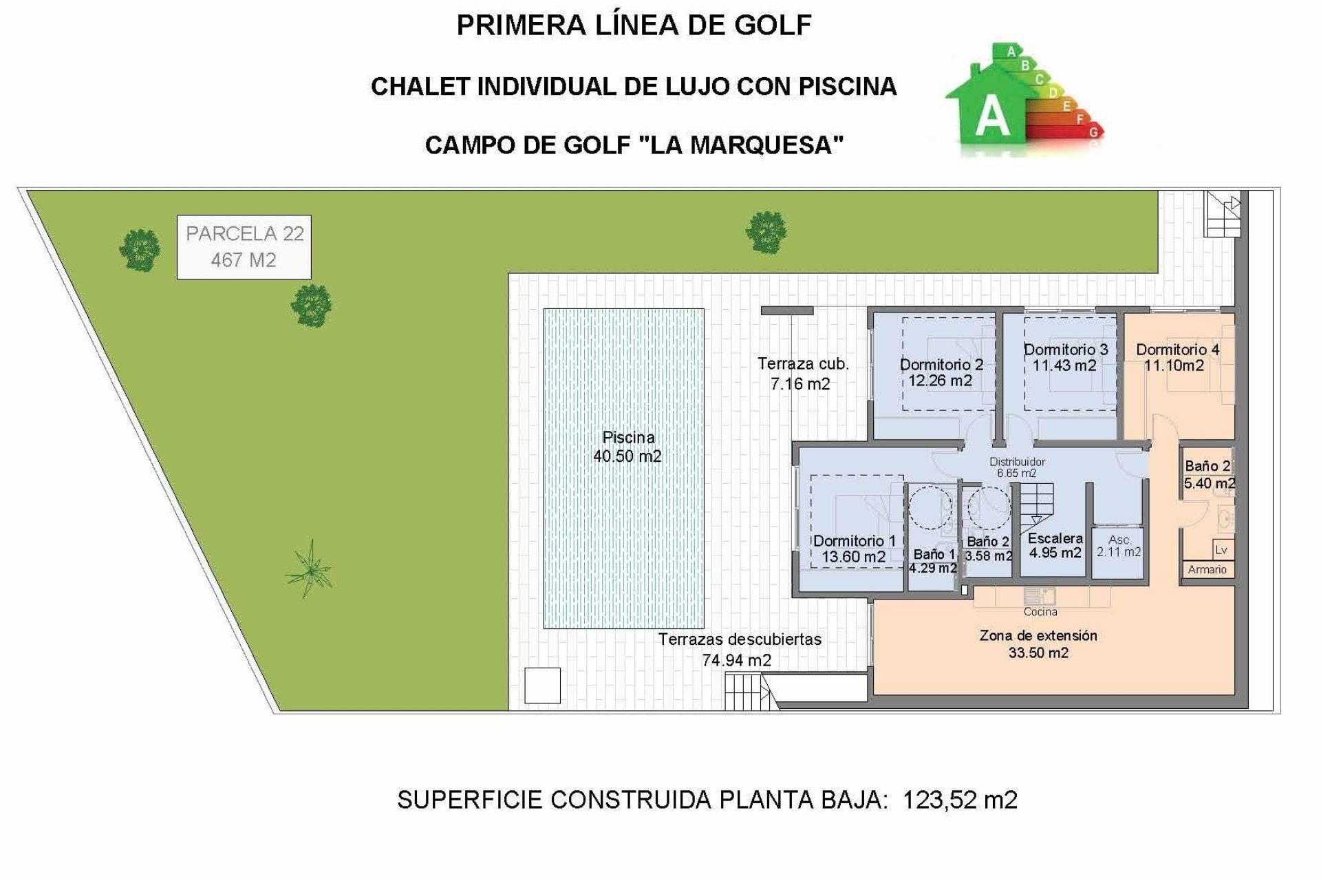 Nýbygging - Einbýlishús -
Rojales - Golf La Marquesa (Ciudad Quesada)