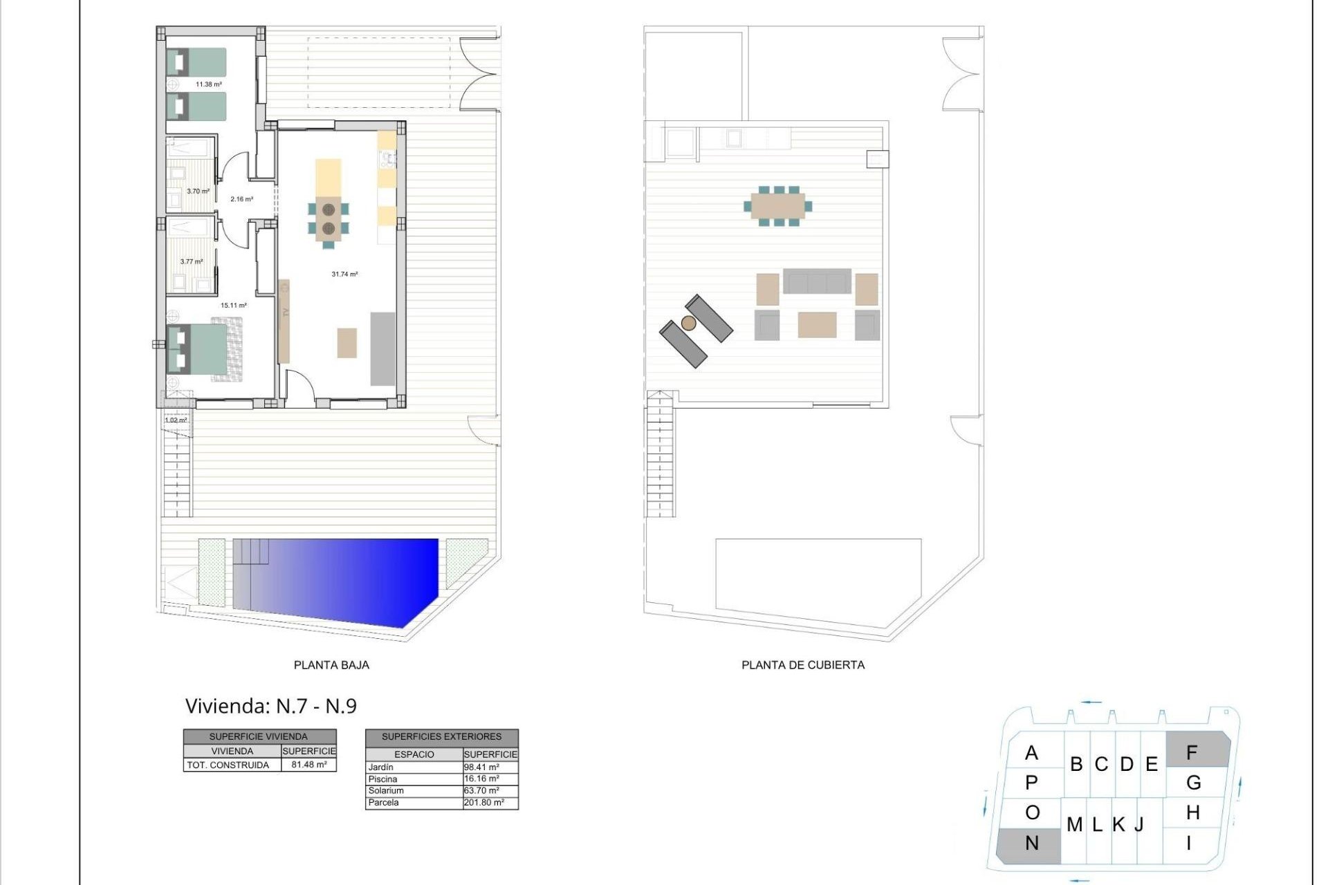 Nýbygging - Einbýlishús -
Torre Pacheco - El Alba