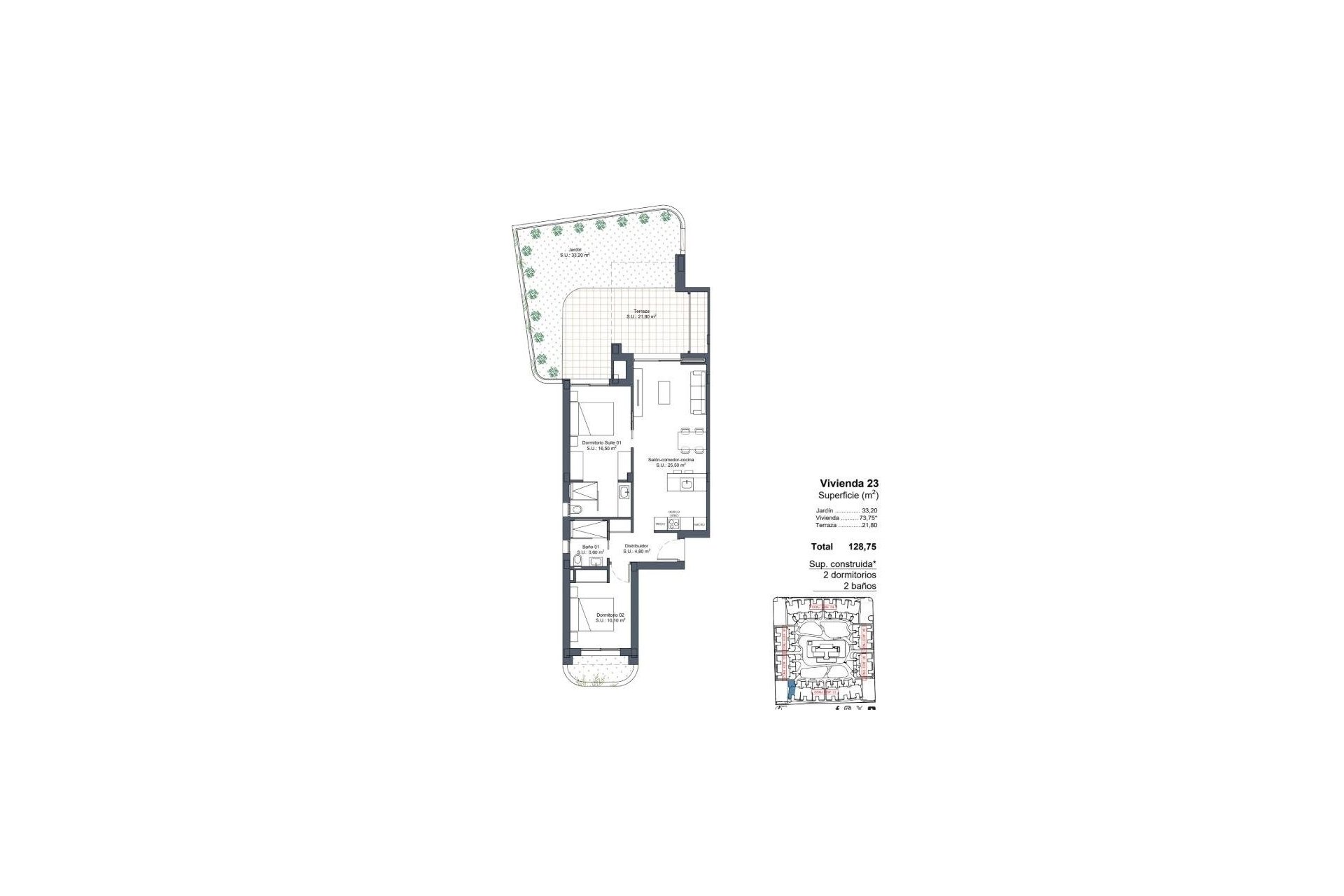 Nýbygging - Ground Floor Bungalow -
Ciudad Quesada - Lo Marabú