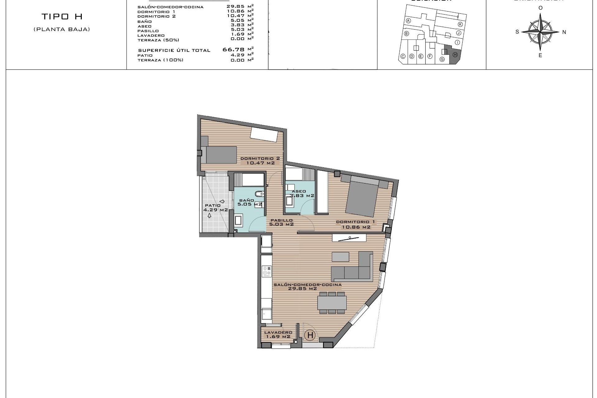 Nýbygging - Íbúð -
Algorfa - Pueblo