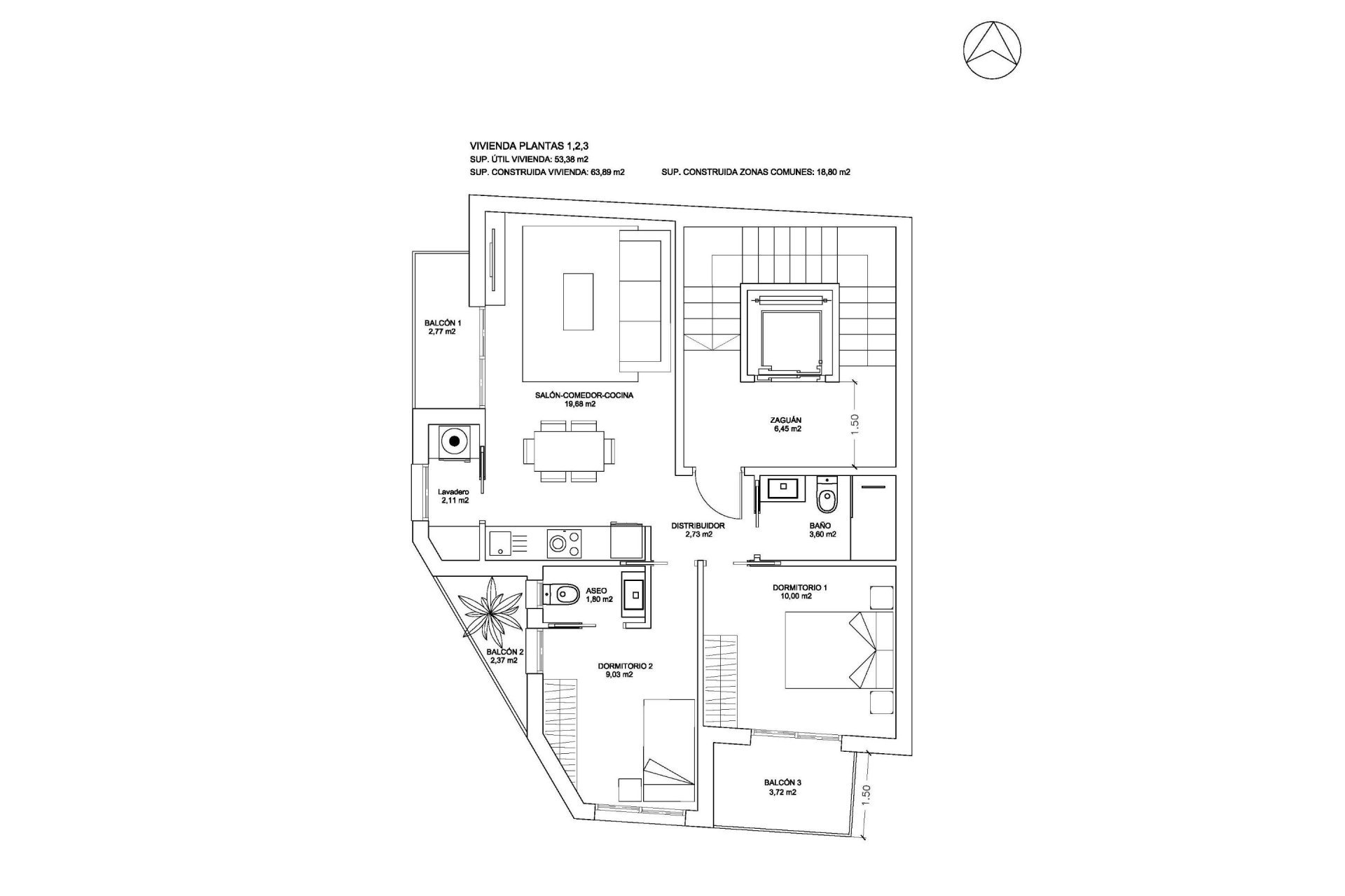 Nýbygging - Íbúð -
Bigastro - centro