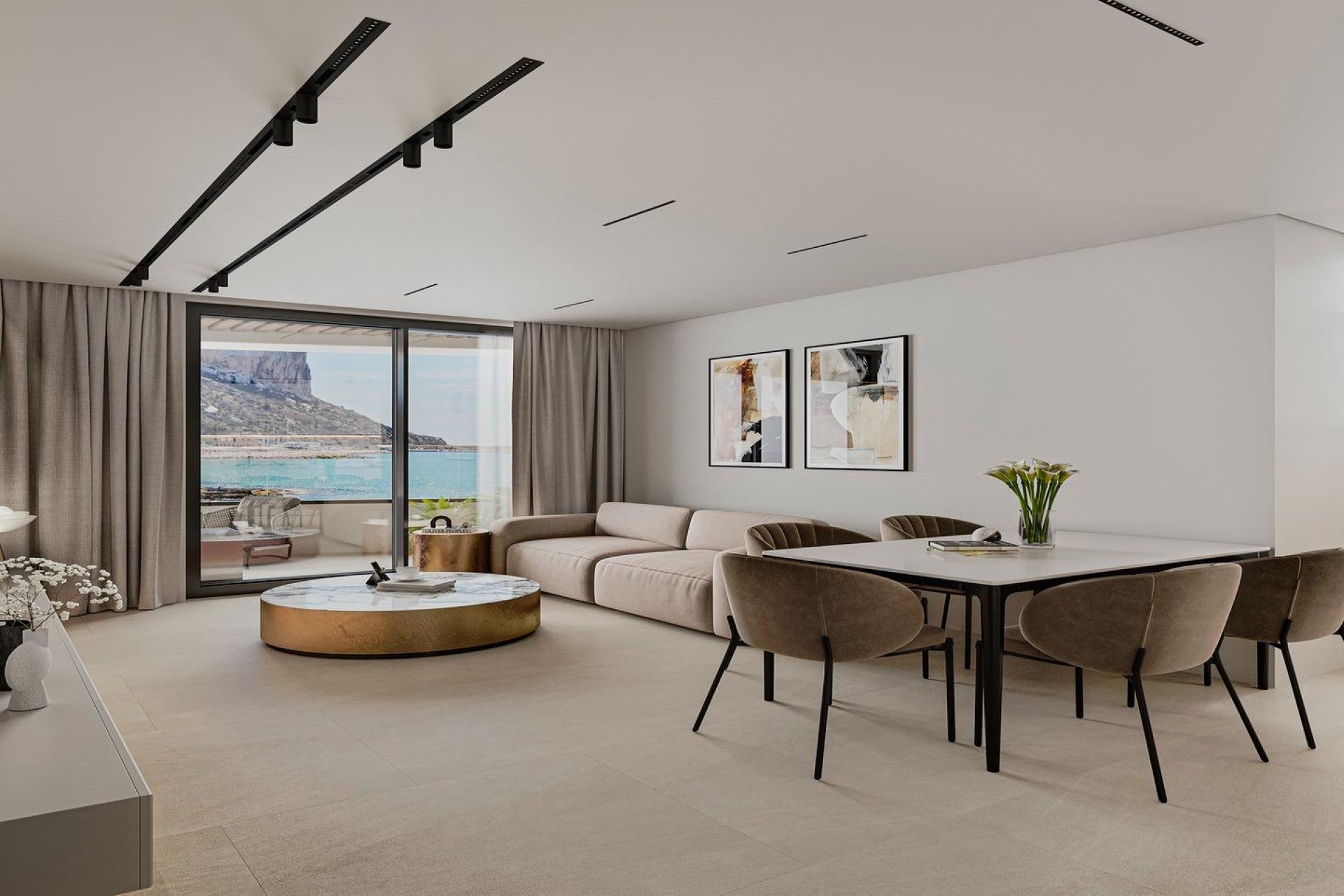 Nýbygging - Íbúð -
Calpe - Playa Cantal Roig