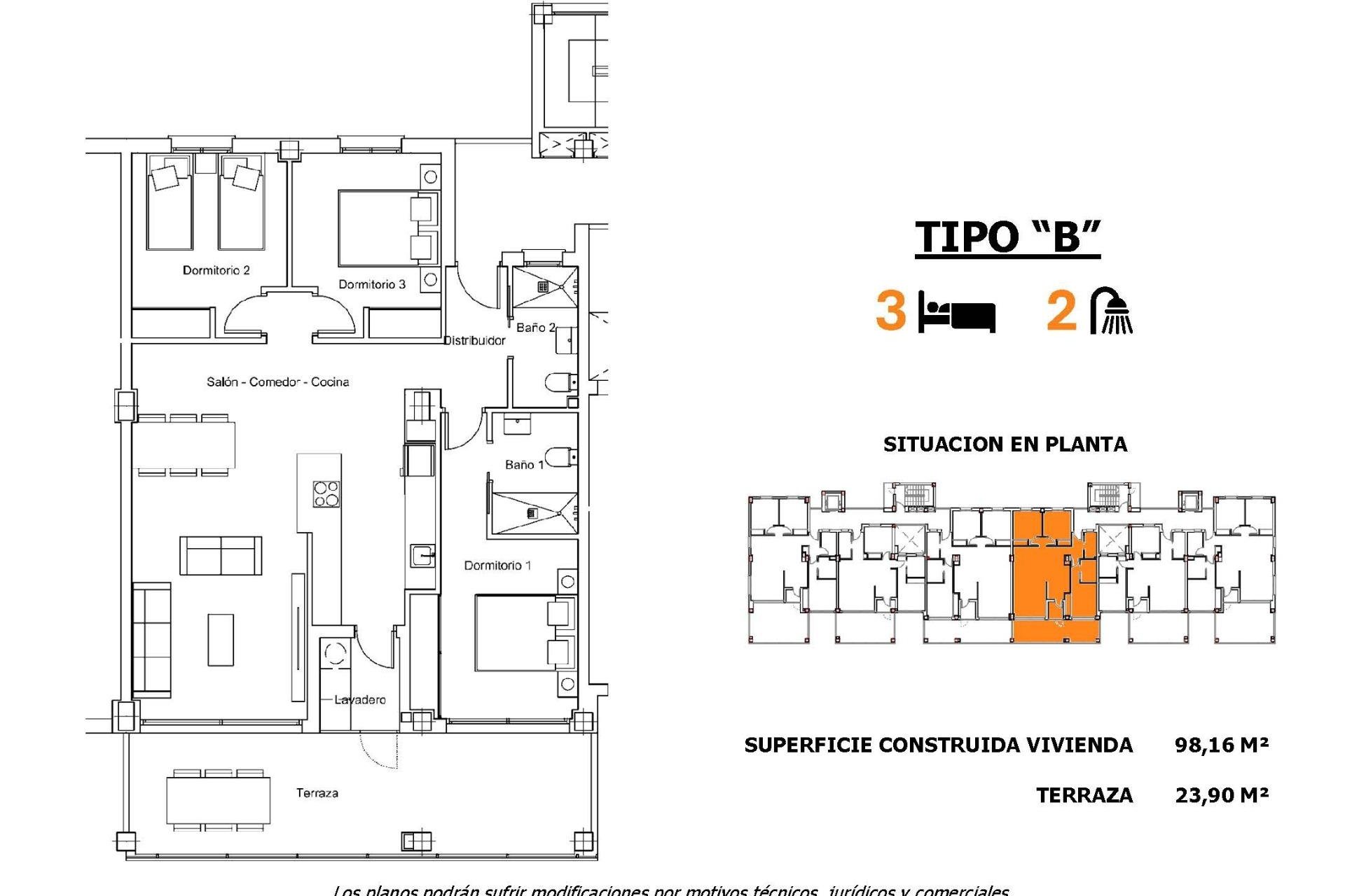 Nýbygging - Íbúð -
San Miguel de Salinas - Pueblo