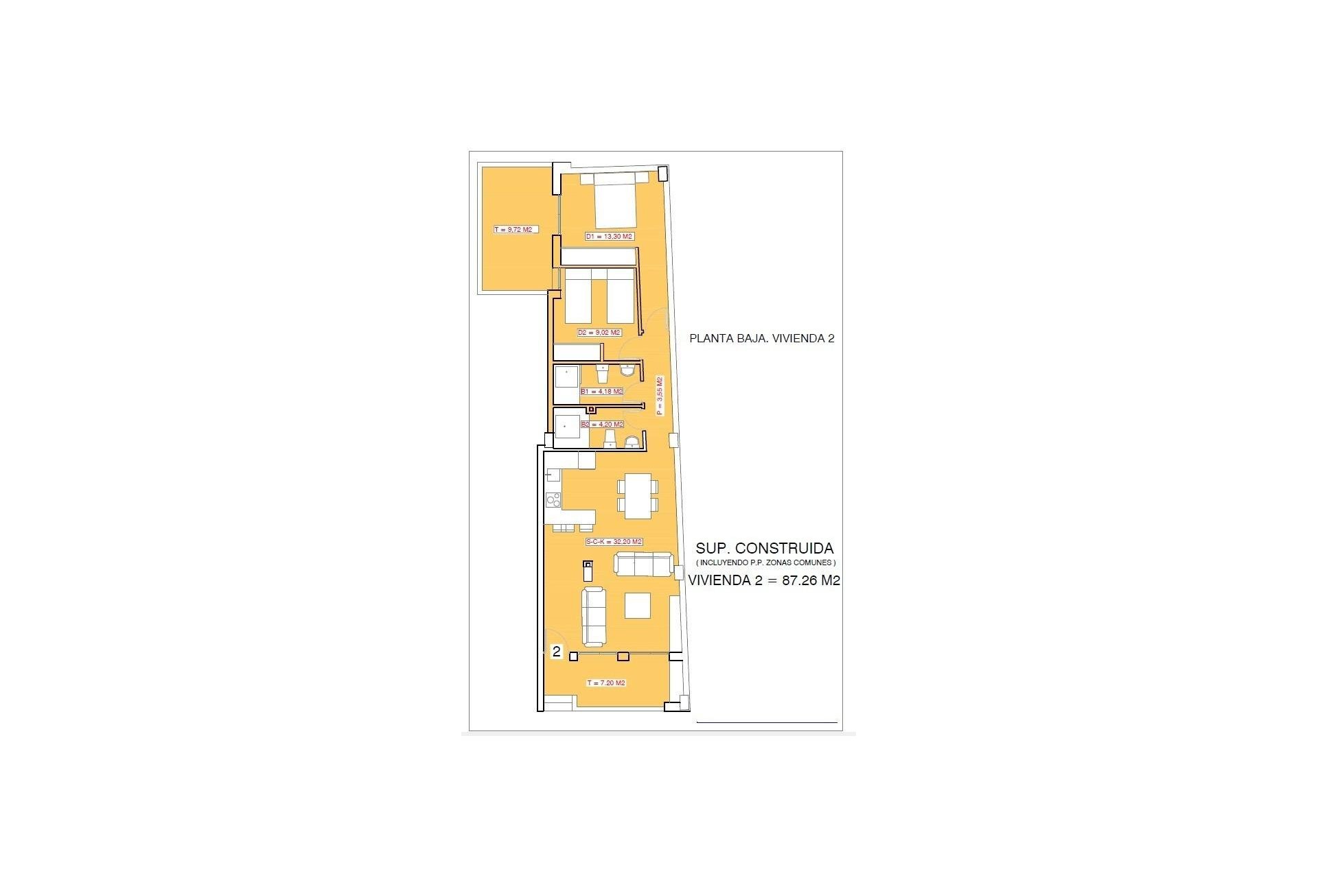 Nýbygging - Íbúð -
Torrevieja - Playa El Acequión