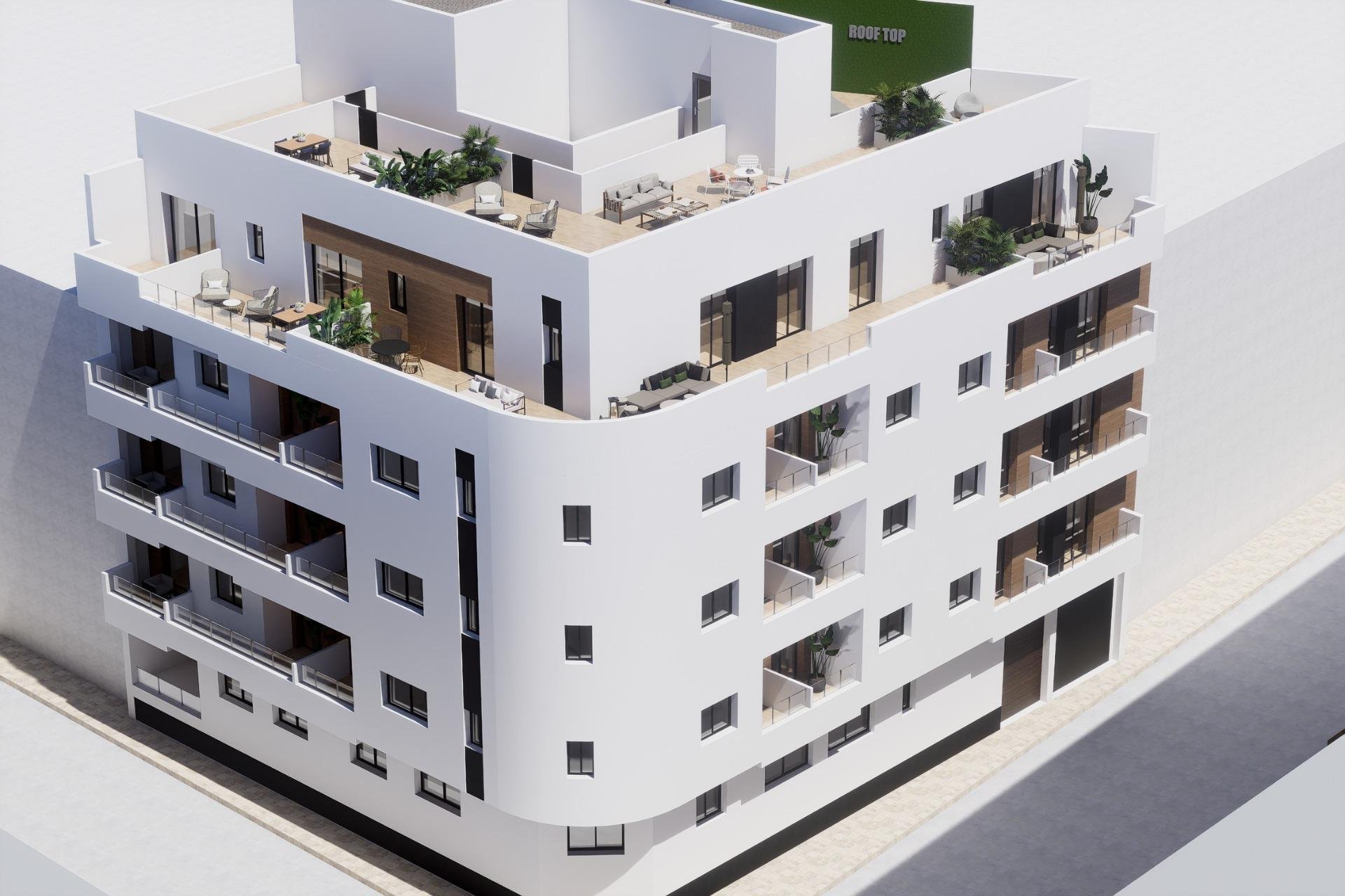 Nýbygging - Íbúð -
Torrevieja - pueblo
