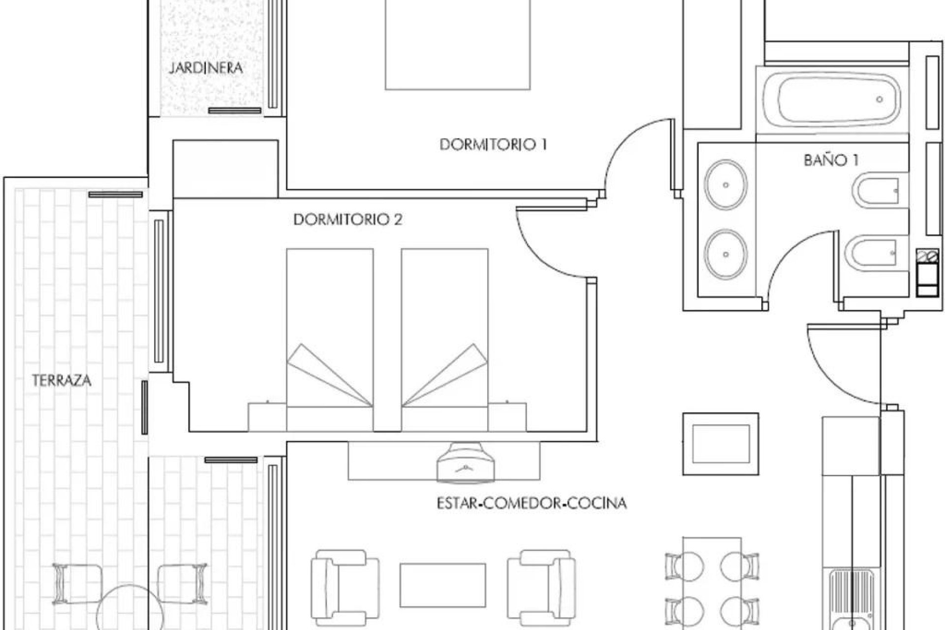 Nýbygging - Íbúð -
Vera - Puerto del Rey