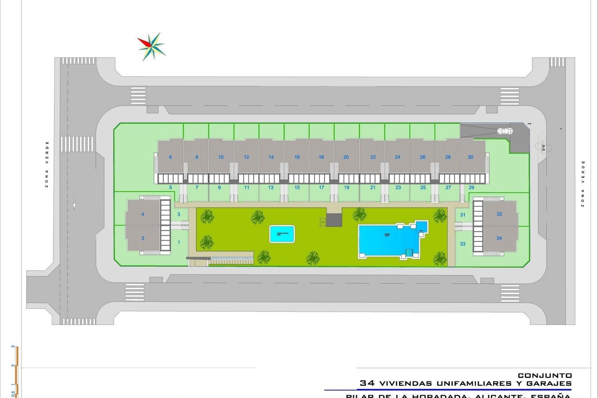 Nýbygging - Sérhæð -
Pilar de la Horadada - pueblo