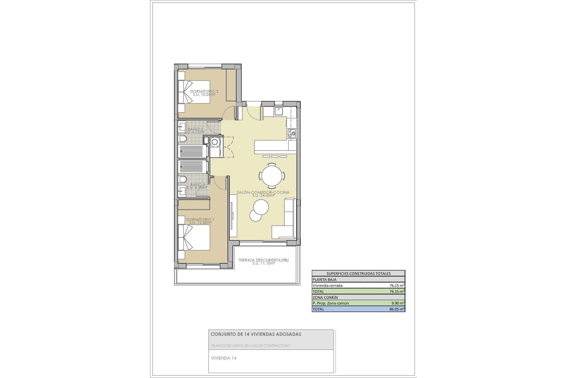 Nýbygging - Sérhæð -
Rojales - Pueblo
