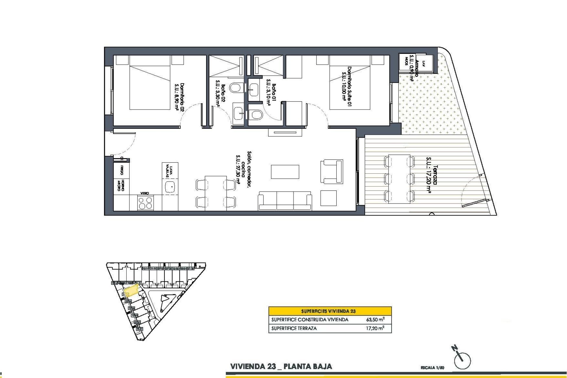 Nýbygging - Sérhæð -
San Fulgencio - Pueblo