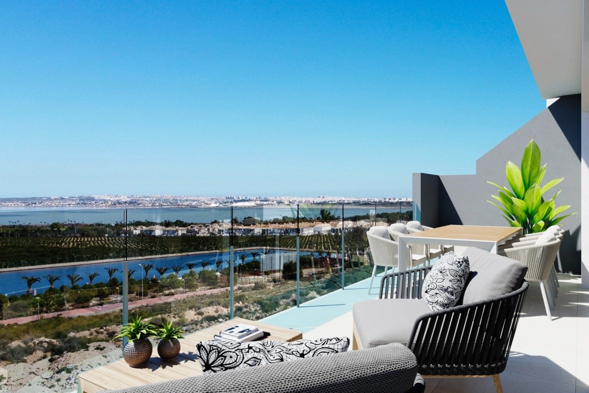 Nýbygging - Sérhæð -
Torrevieja - Lago Jardín II