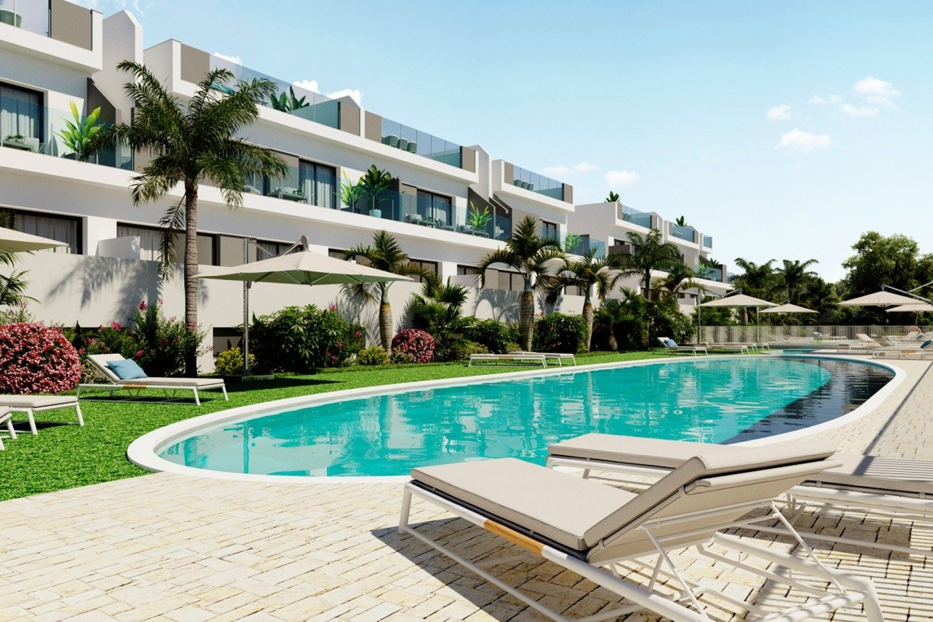 Nýbygging - Sérhæð -
Torrevieja - Lago Jardín II