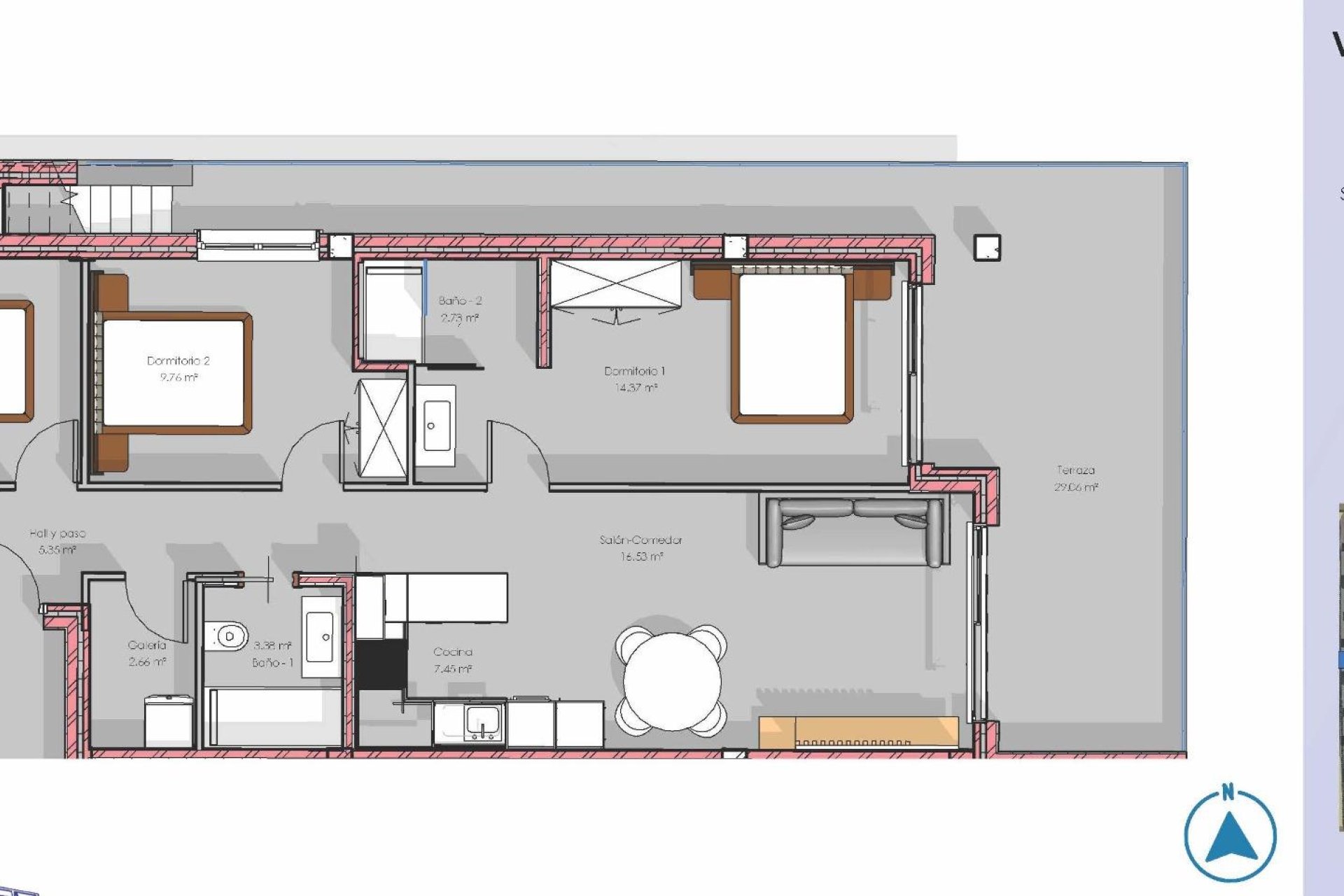 Nýbygging - Þakíbúð -
Guardamar del Segura - El Raso