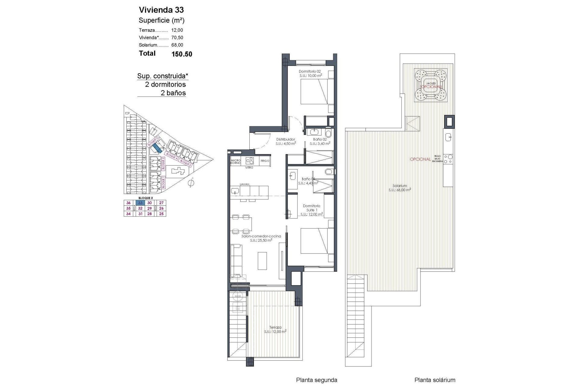 Nýbygging - Þakíbúð -
Los Alcazares - Serena Golf