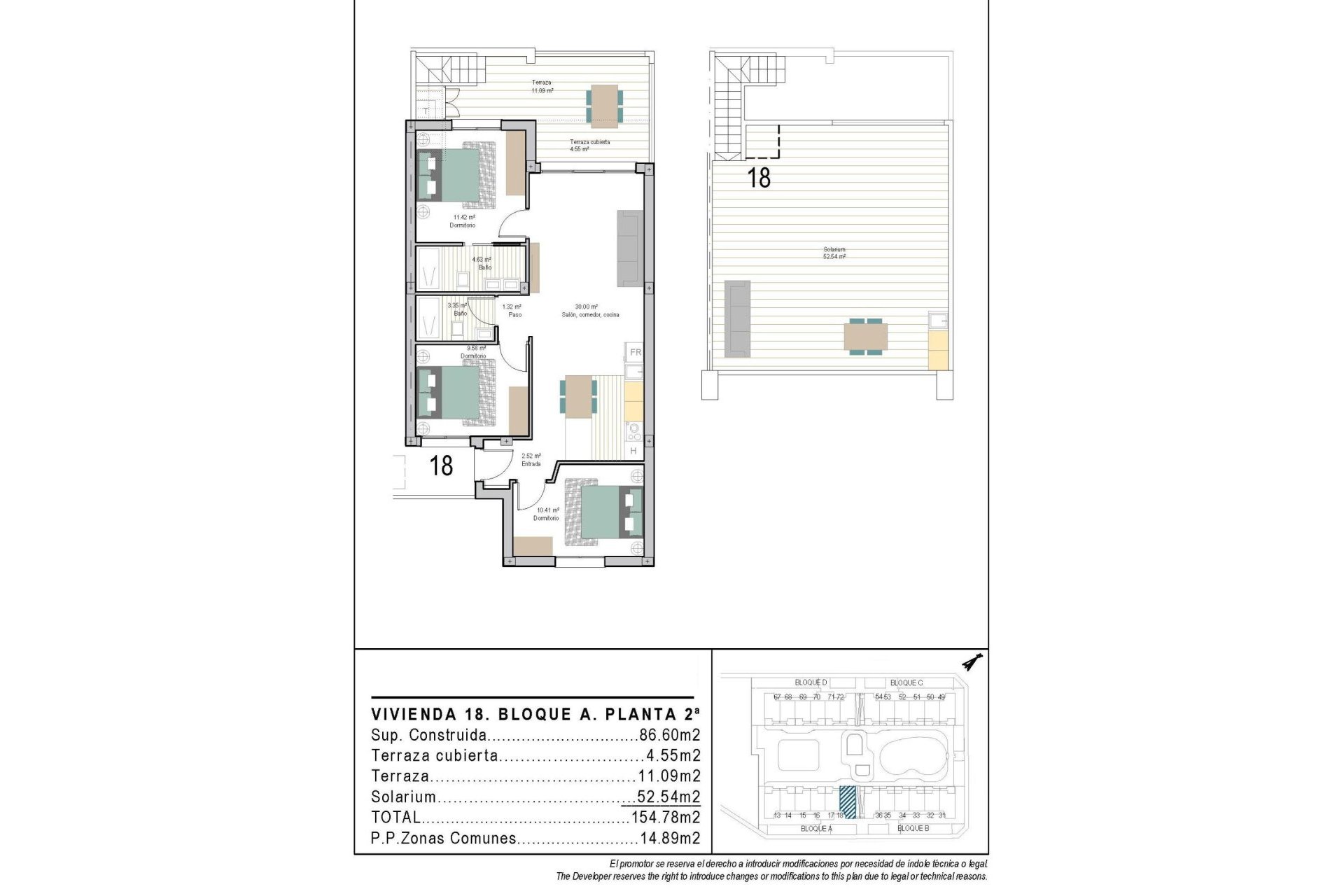 Nýbygging - Þakíbúð -
Torre Pacheco - San Cayetano