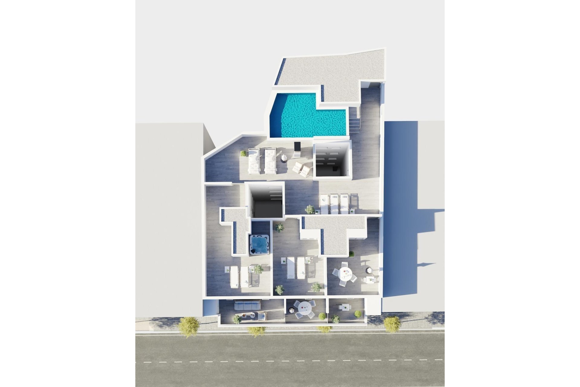 Nýbygging - Þakíbúð -
Torrevieja - Centro