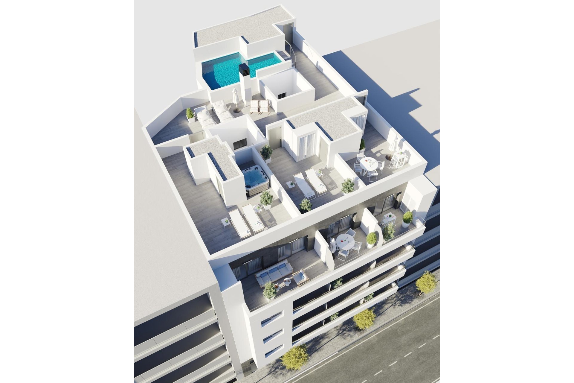 Nýbygging - Þakíbúð -
Torrevieja - Centro