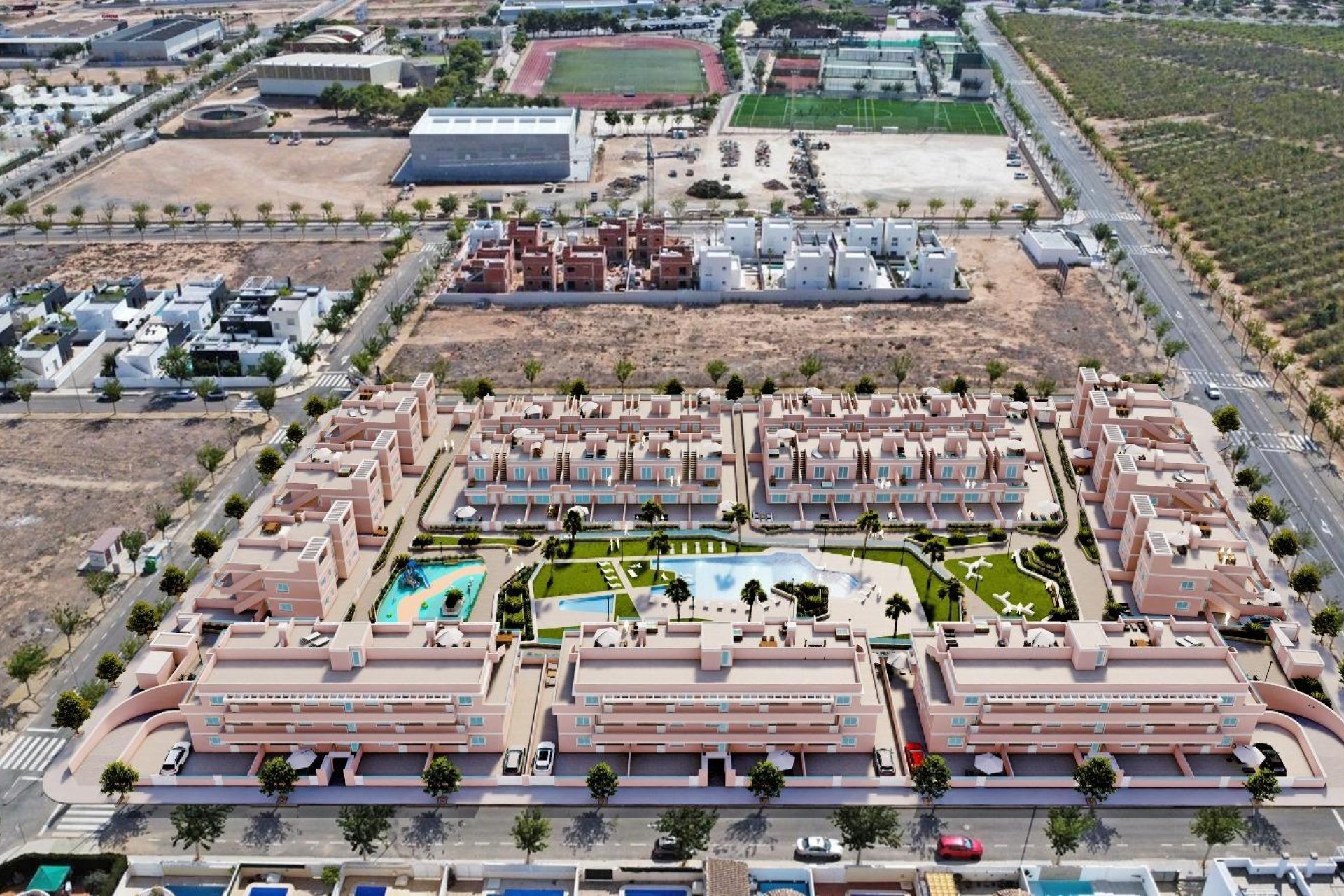 Nýbygging - town house -
Pilar de la Horadada - Lo Monte