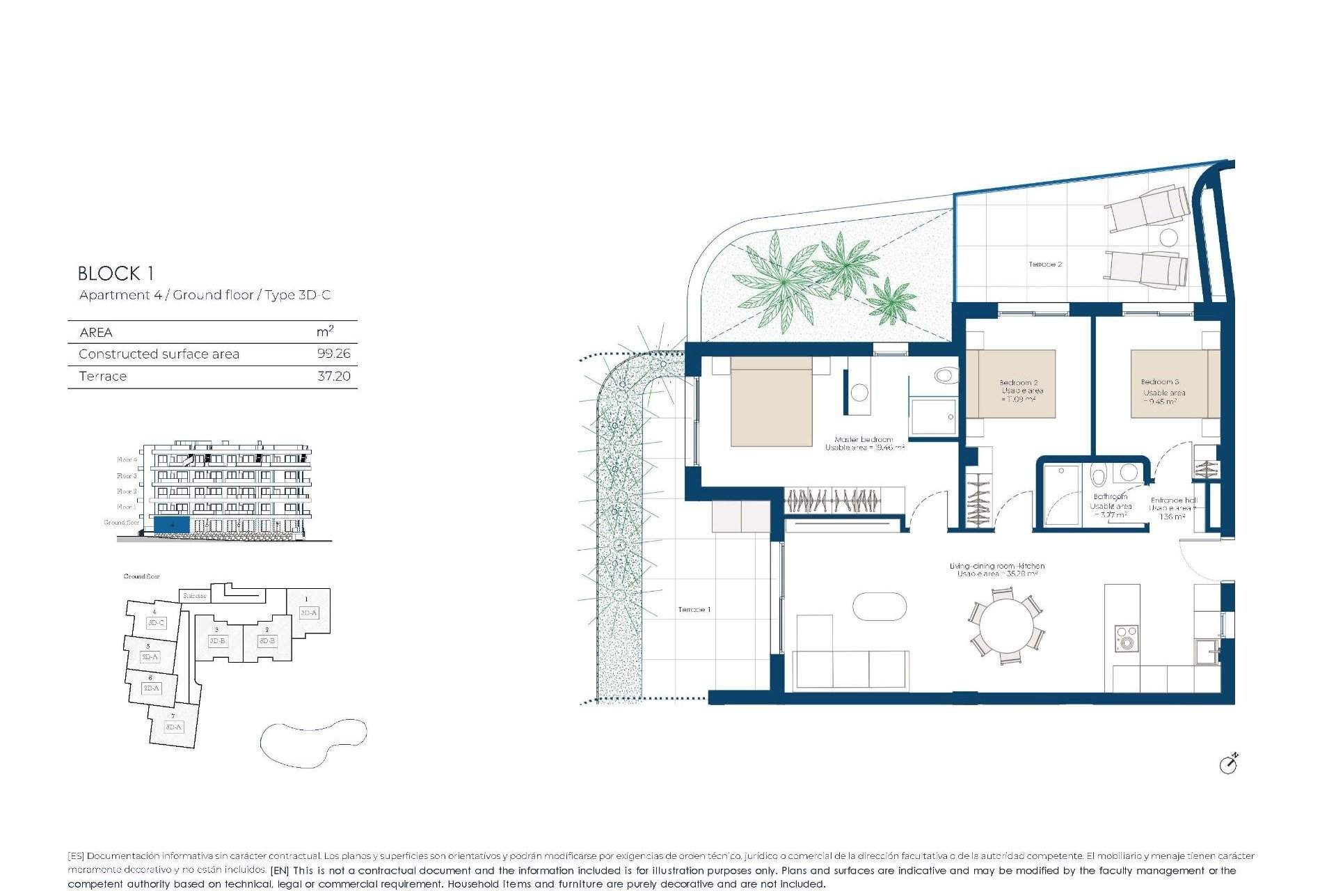 Obra nueva - Apartamento -
Baños y Mendigo - El Valle Golf