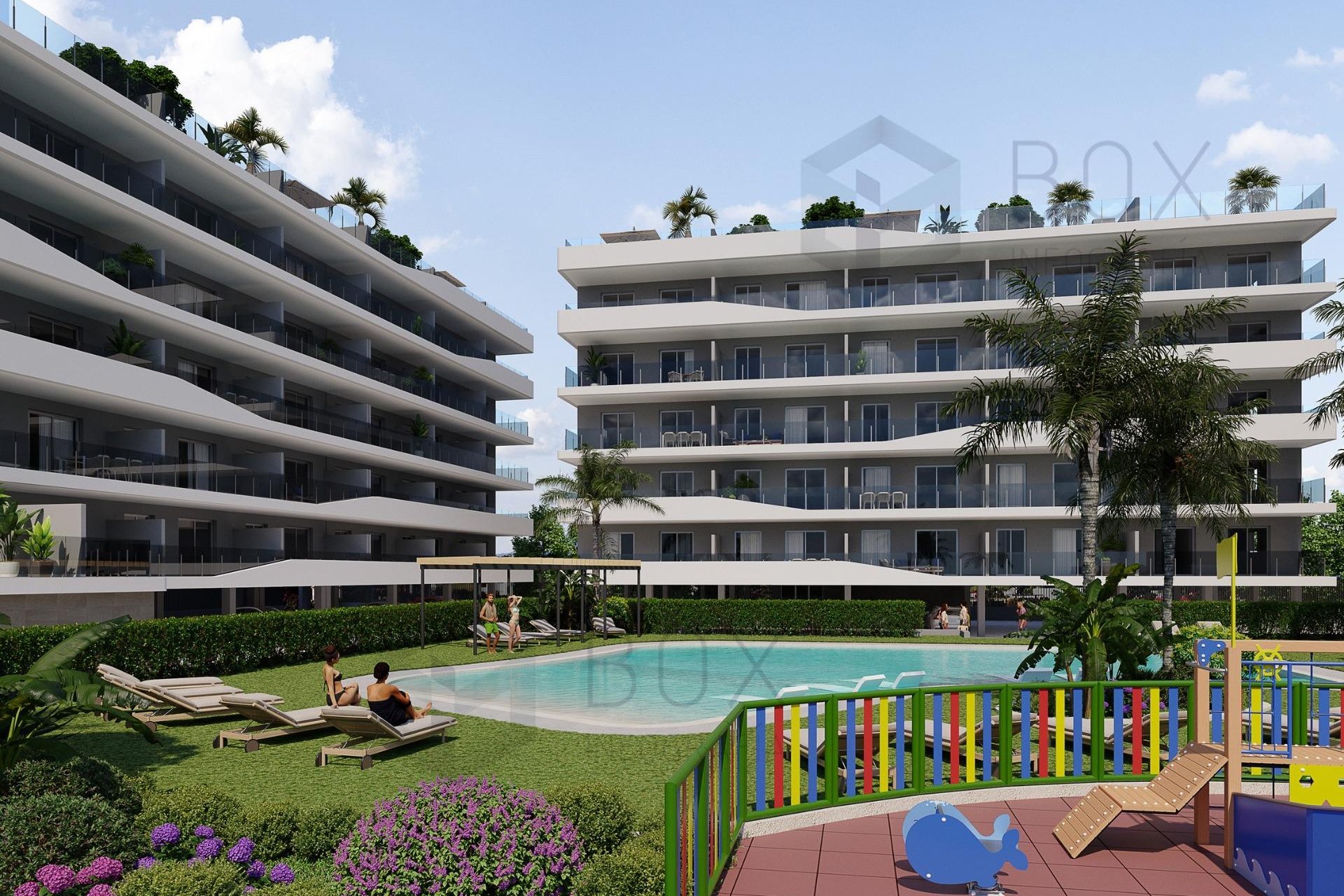Obra nueva - Apartamento -
Santa Pola - Playa Tamarit