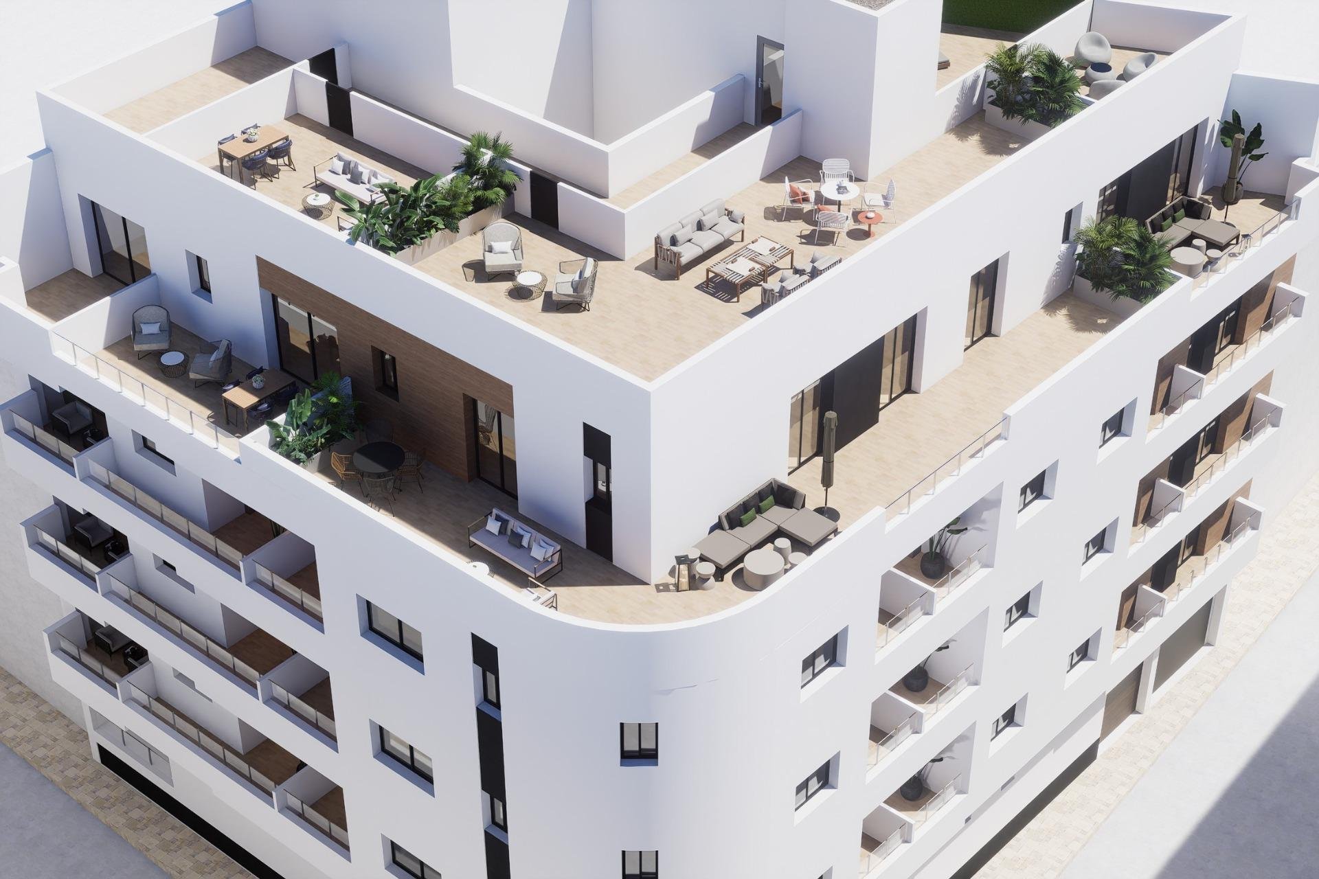 Obra nueva - Apartamento -
Torrevieja - pueblo