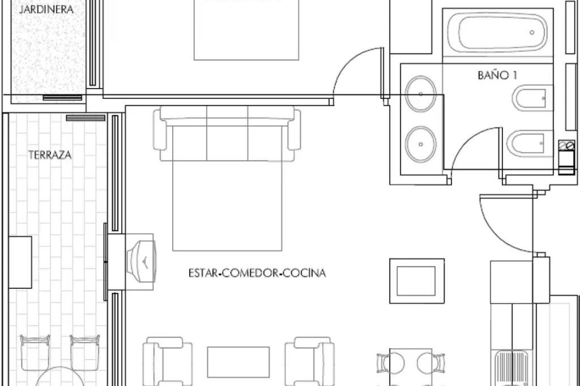 Obra nueva - Apartamento -
Vera - Puerto del Rey