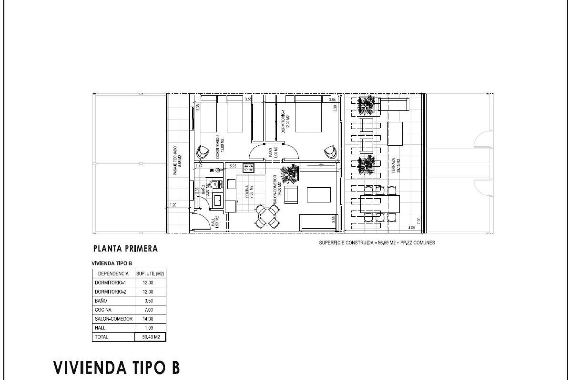 Obra nueva - Apartamento -
Vera - Vera Playa