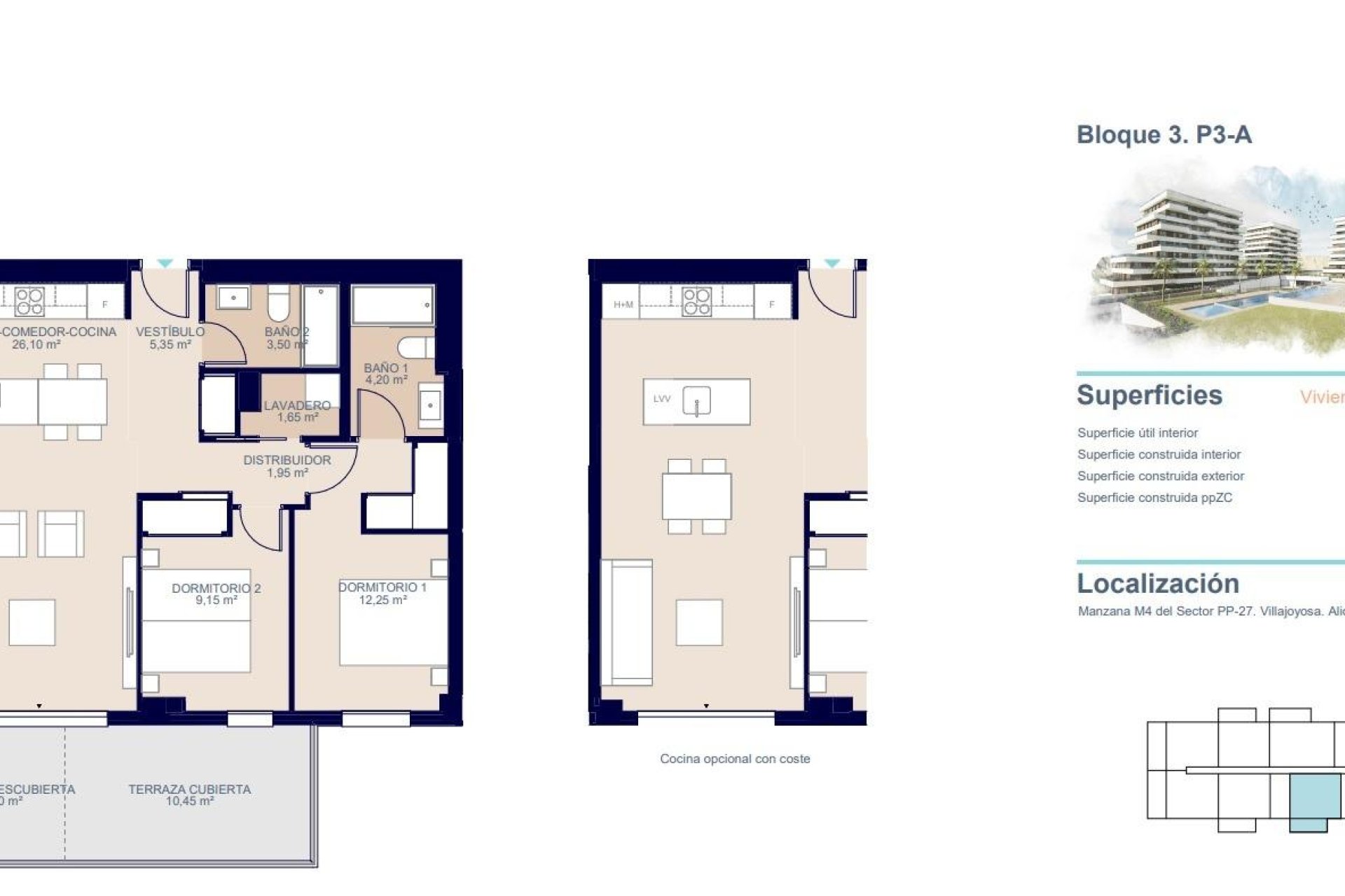 Obra nueva - Apartamento -
Villajoyosa - Playa del Torres