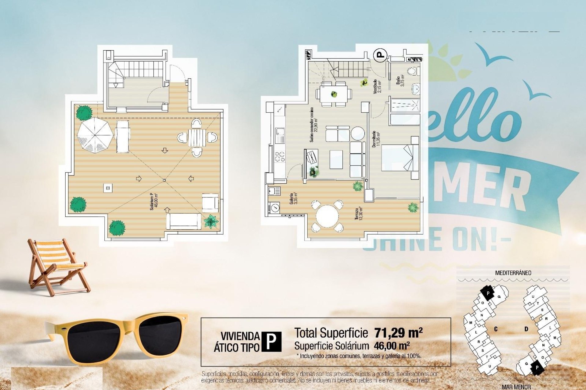 Obra nueva - Ático -
La Manga del Mar Menor - La Manga