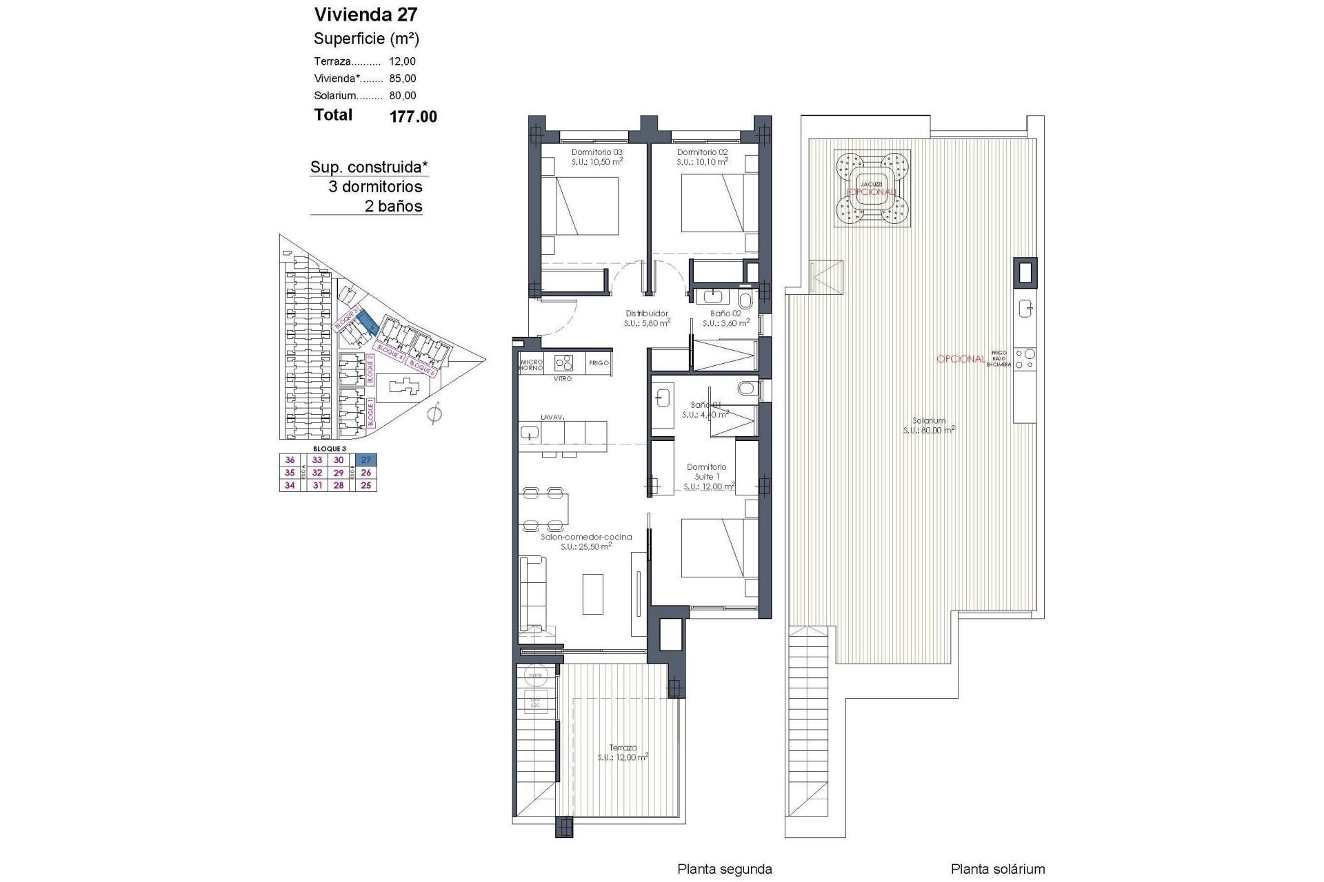 Obra nueva - Ático -
Los Alcazares - Serena Golf