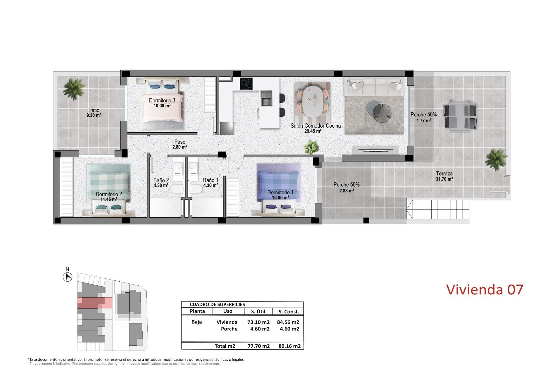 Obra nueva - Bungalow -
Pilar de la Horadada - pueblo