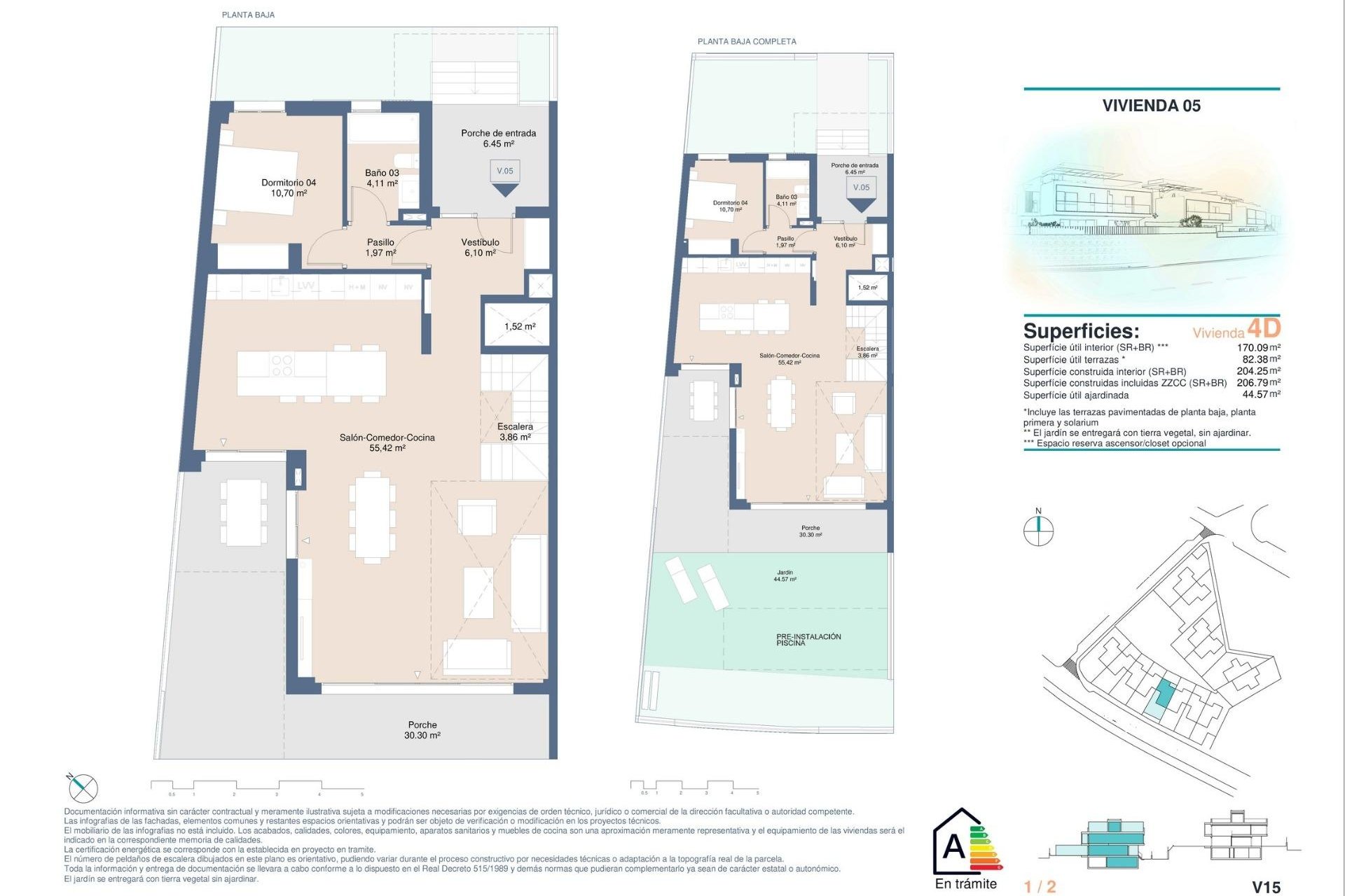 Obra nueva - town house -
San Juan Alicante - Cabo de las Huertas