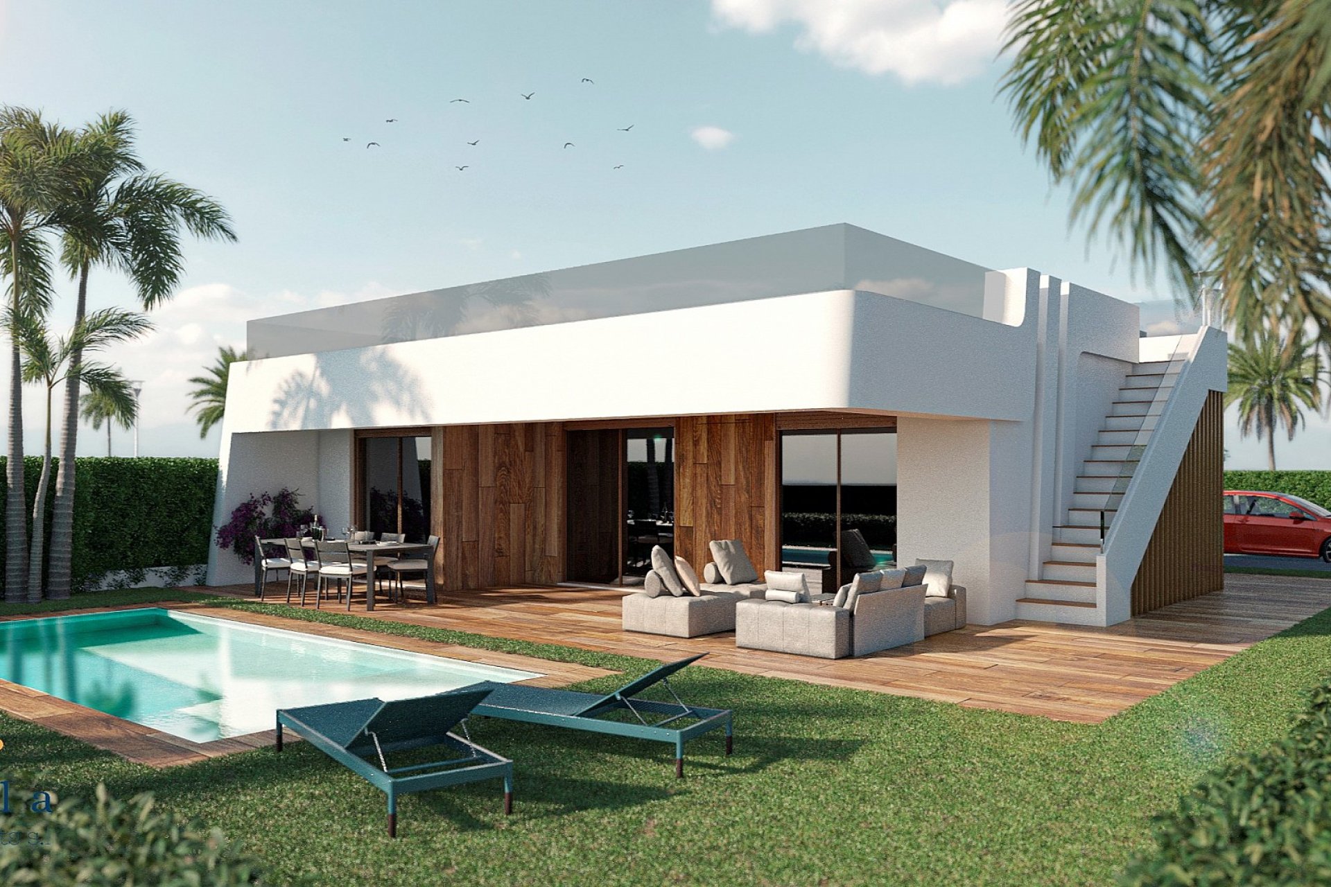 Obra nueva - Villa -
Alhama