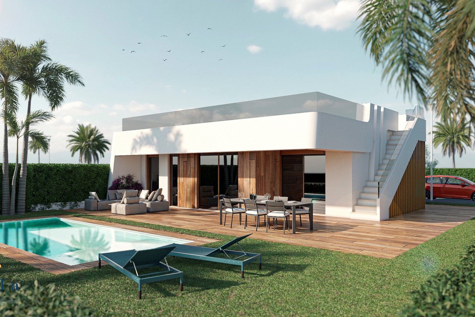 Obra nueva - Villa -
Alhama