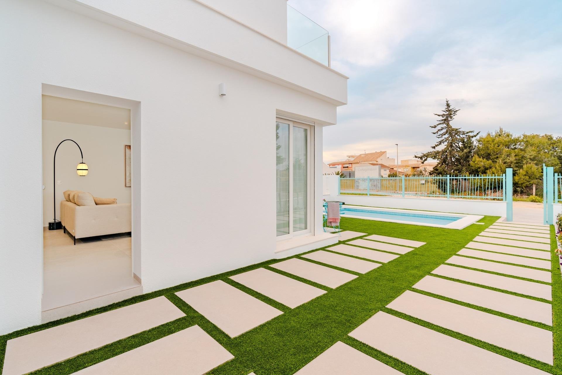 Obra nueva - Villa -
Los Alcazares - Torre del Rame