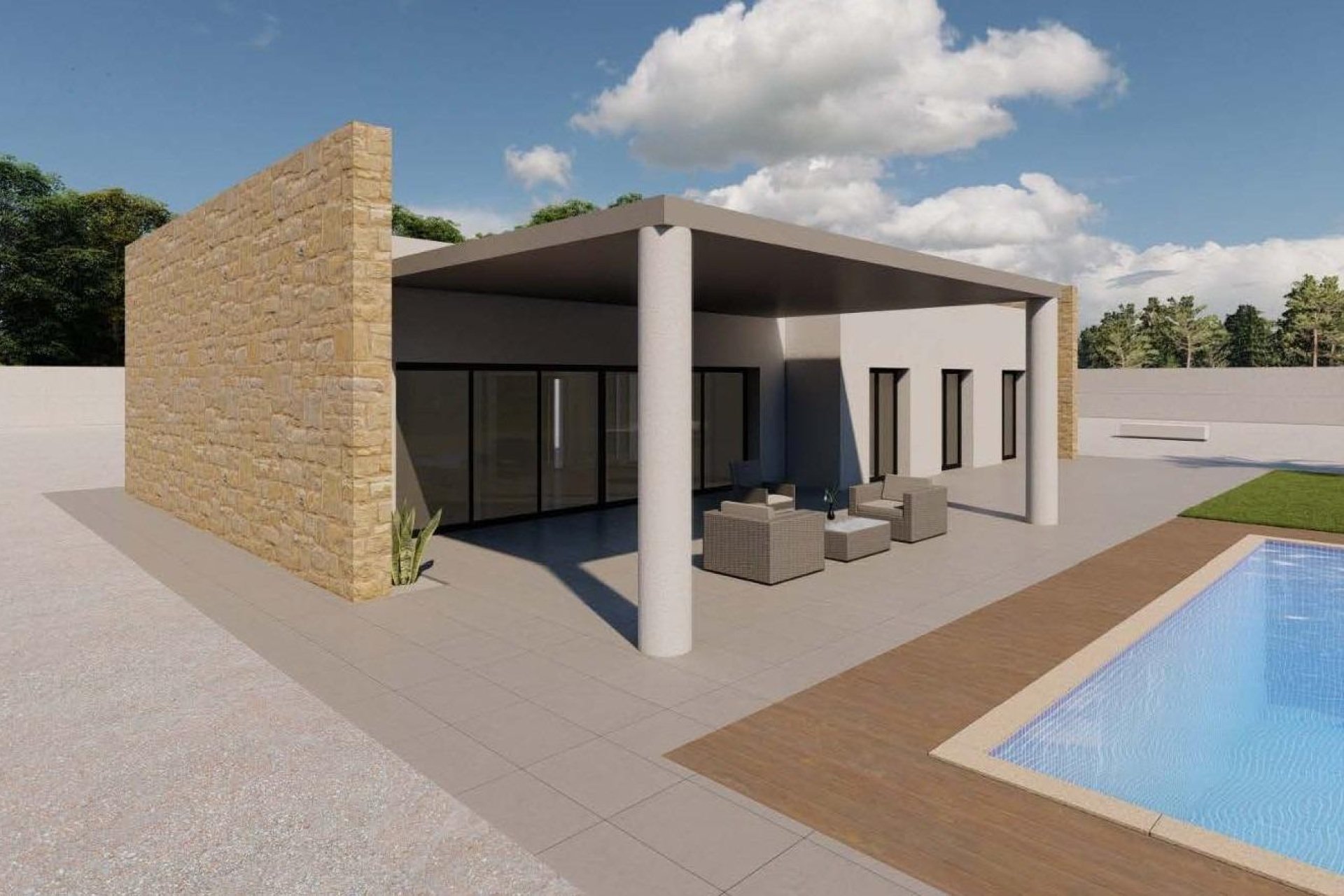 Obra nueva - Villa -
Pinoso - Campo