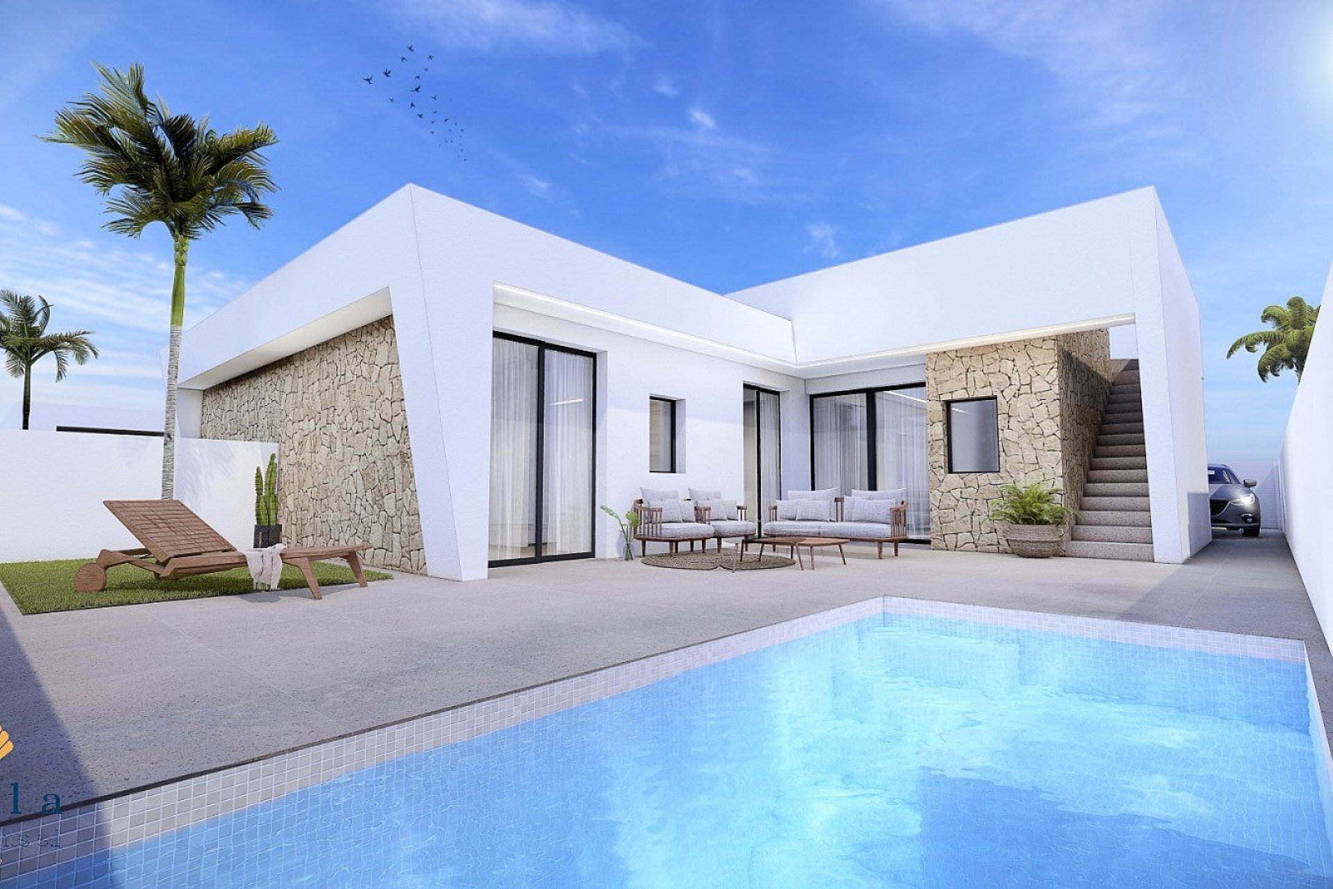 Obra nueva - Villa -
Roldán