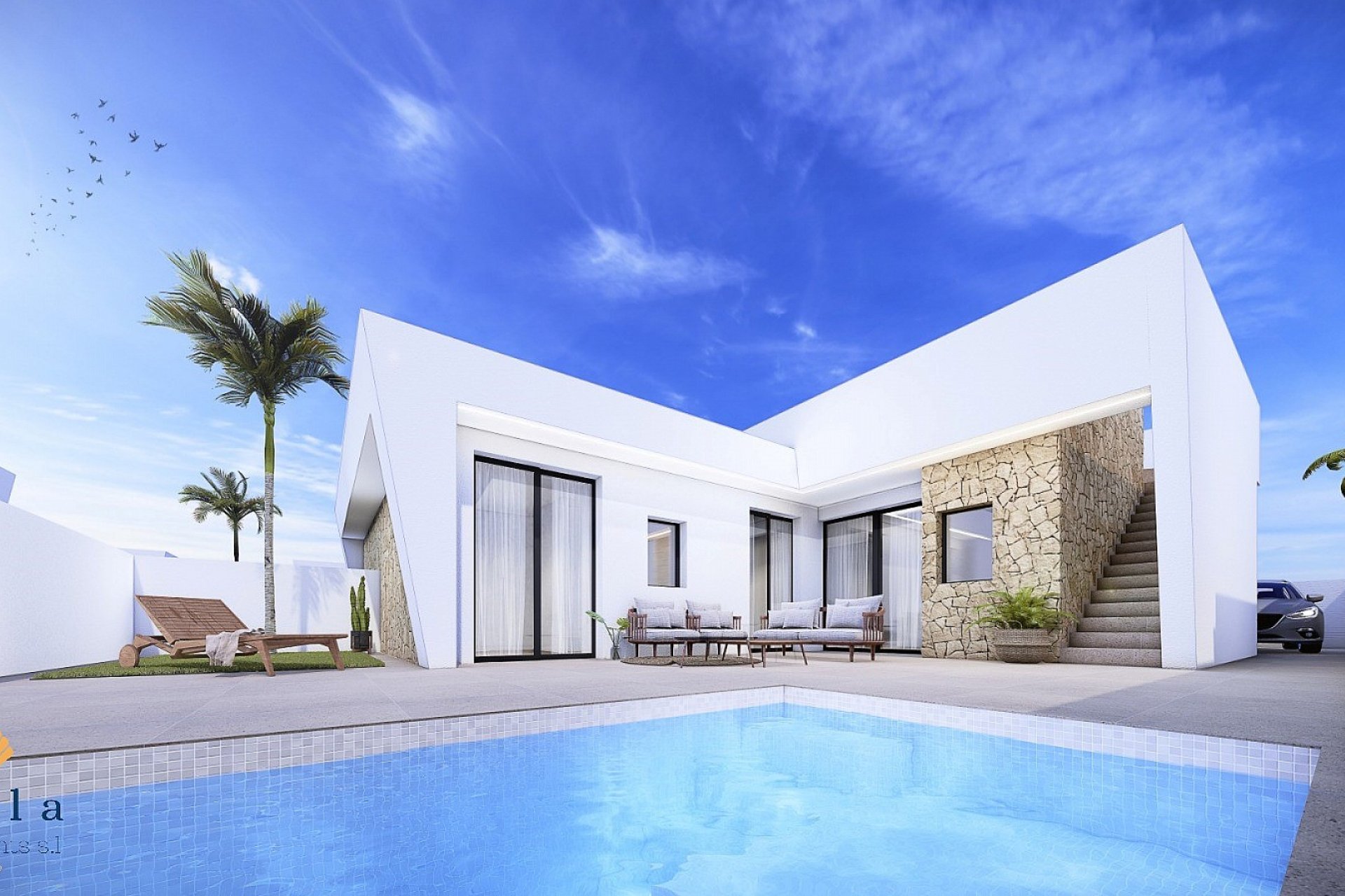 Obra nueva - Villa -
Roldán