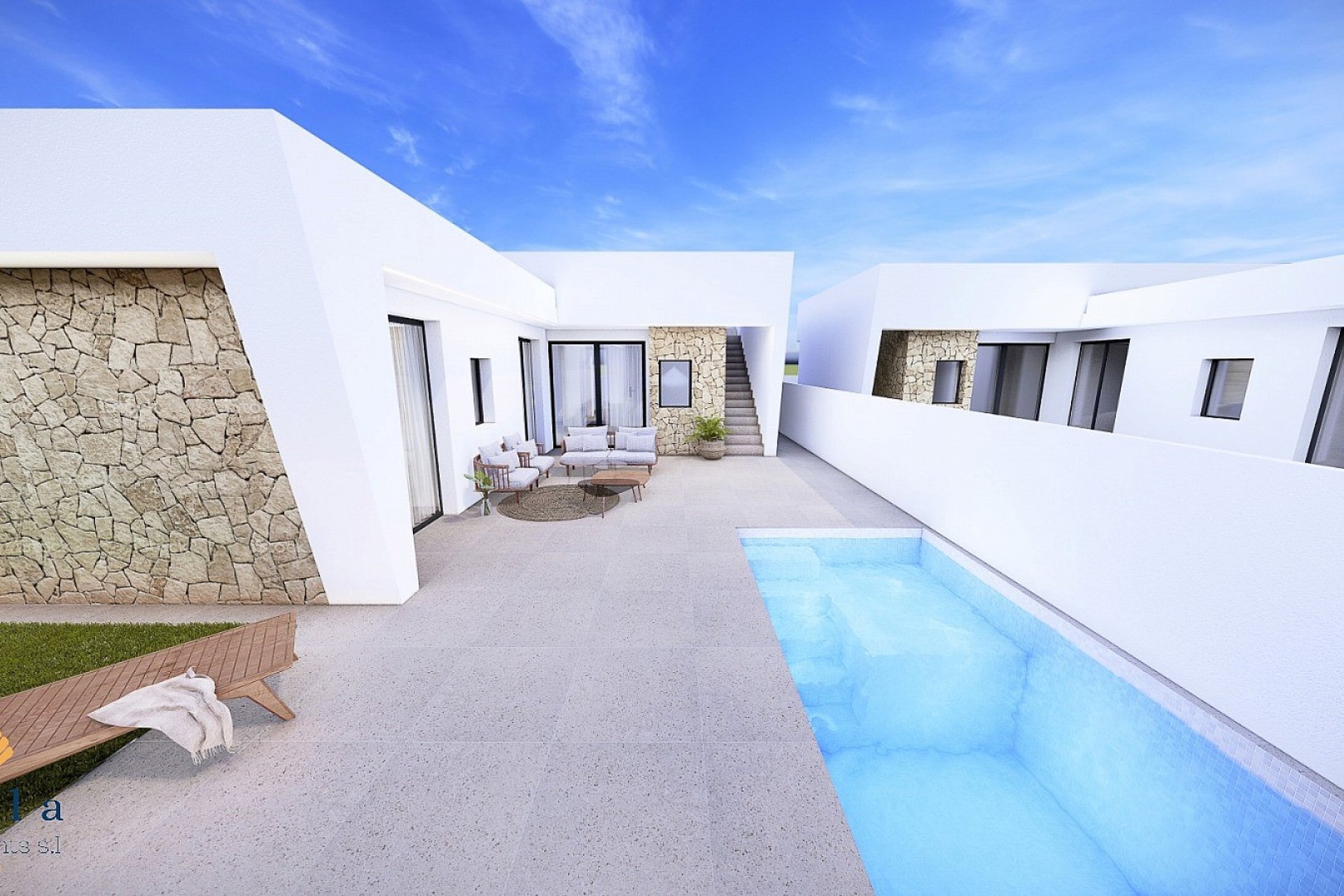 Obra nueva - Villa -
Roldán